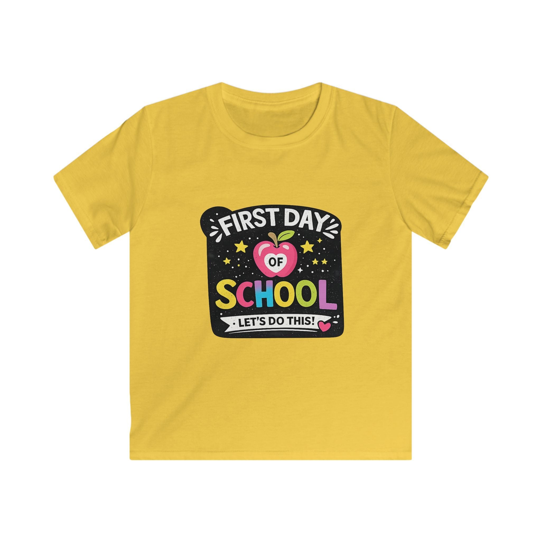 Kids First Day of School T-Shirt — "First Day of School: Let’s Do This!"
