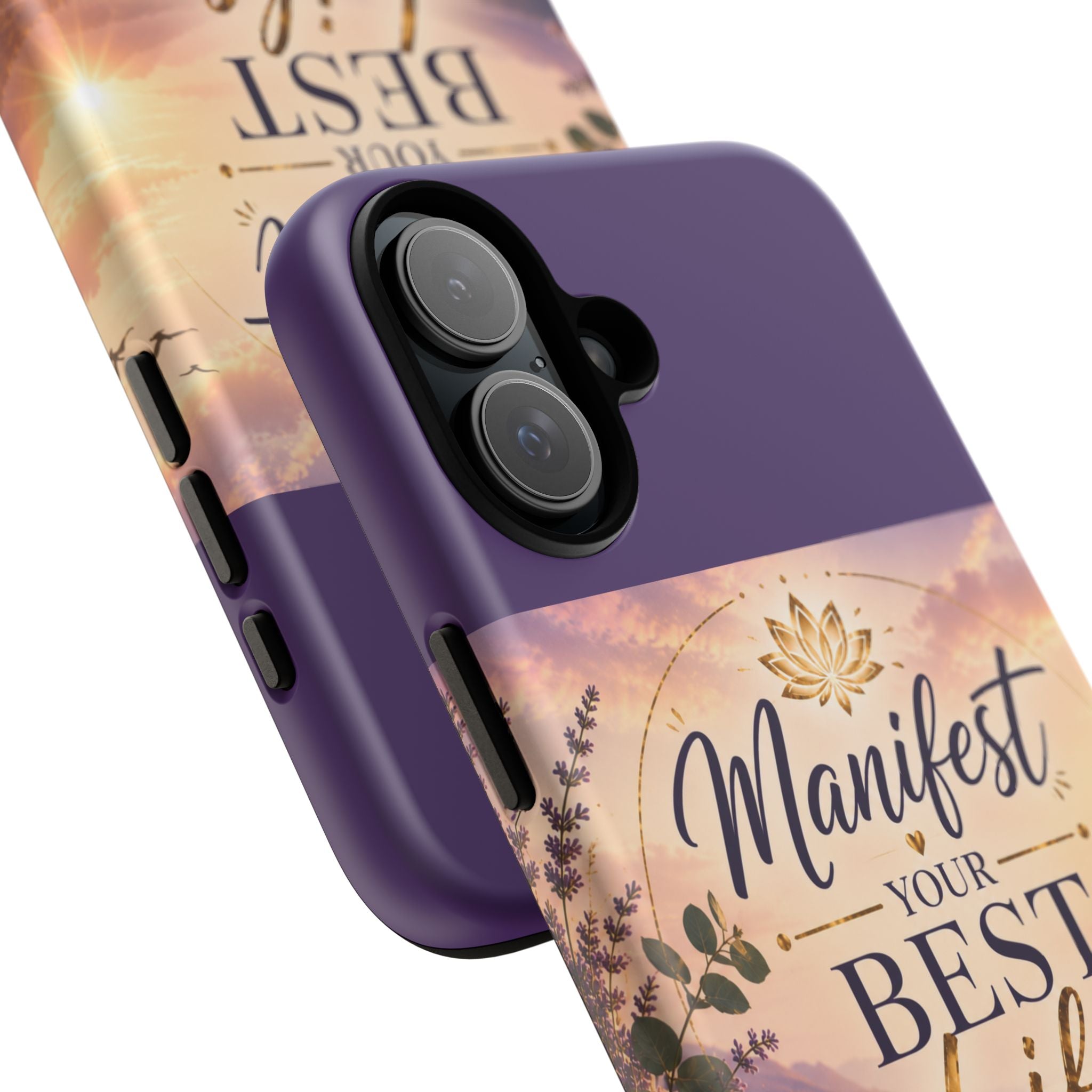 Manifest Your Best Life Phone Case — Inspirational Spiritual Protective Cover