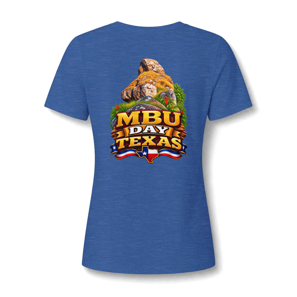 MBU Day Houston Women's V-Neck Tee – Lion Graphic Event Shirt
