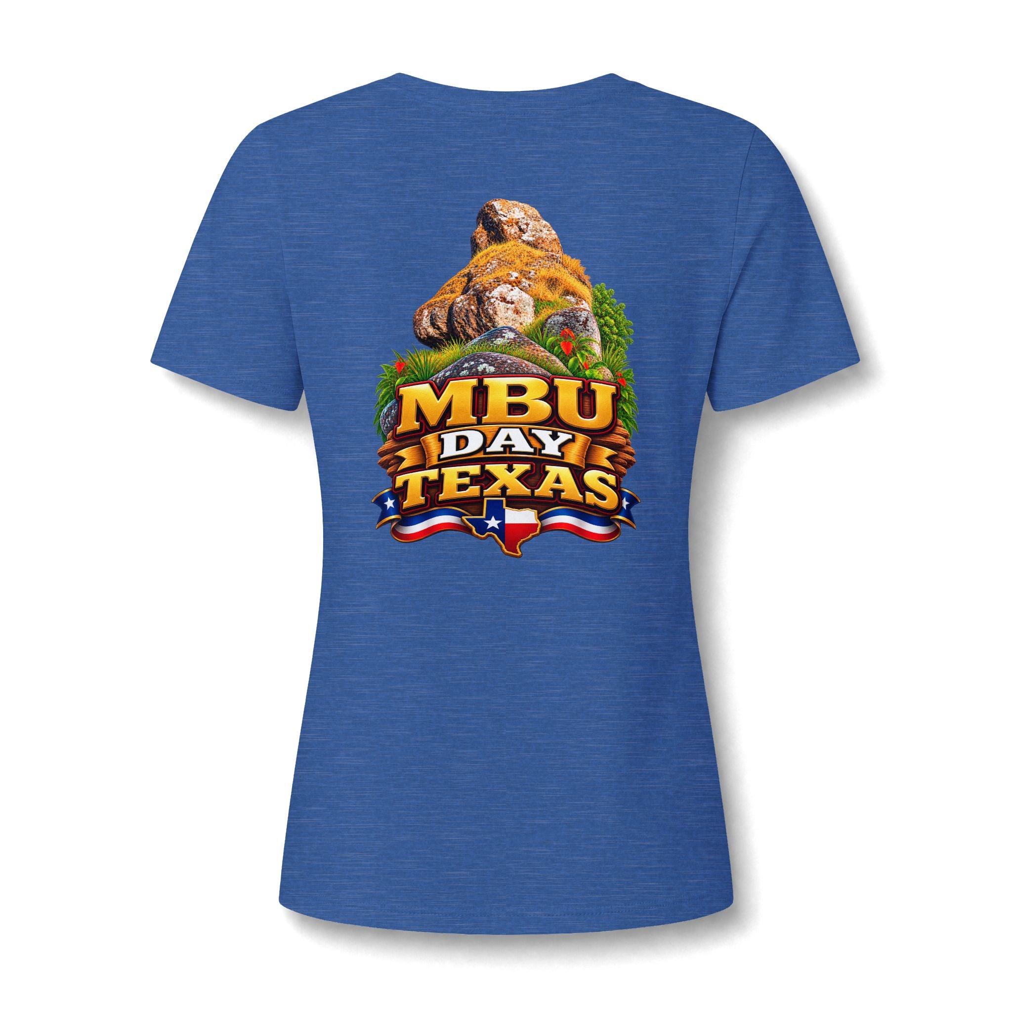 MBU Day Houston Women's V-Neck Tee – Lion Graphic Event Shirt