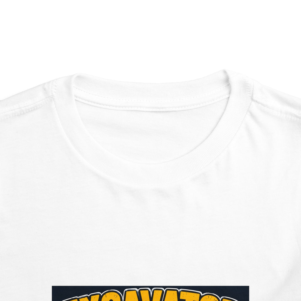 Excavator Toddler Tee — "I Dig Big Dreams" Construction Shirt