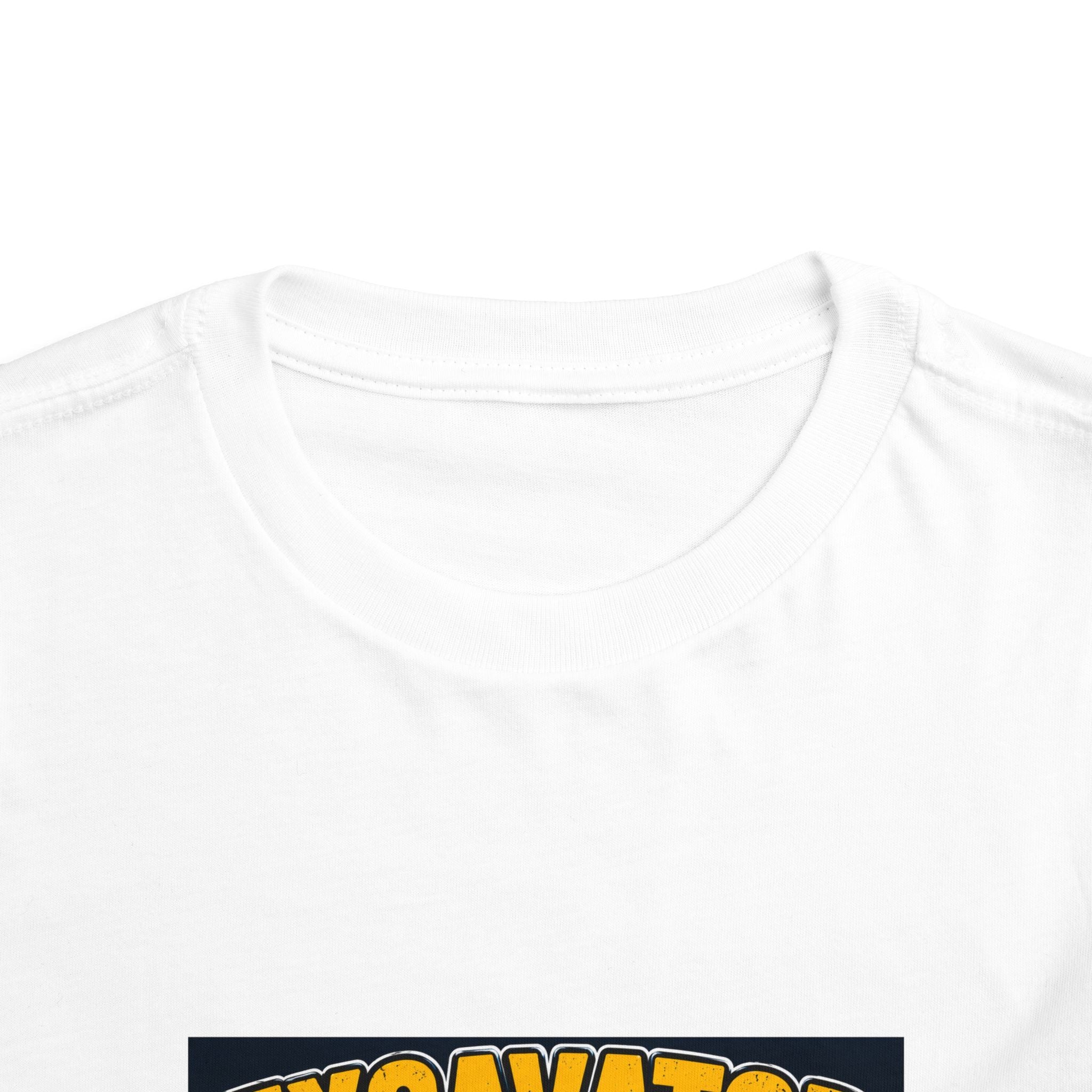 Excavator Toddler Tee — "I Dig Big Dreams" Construction Shirt