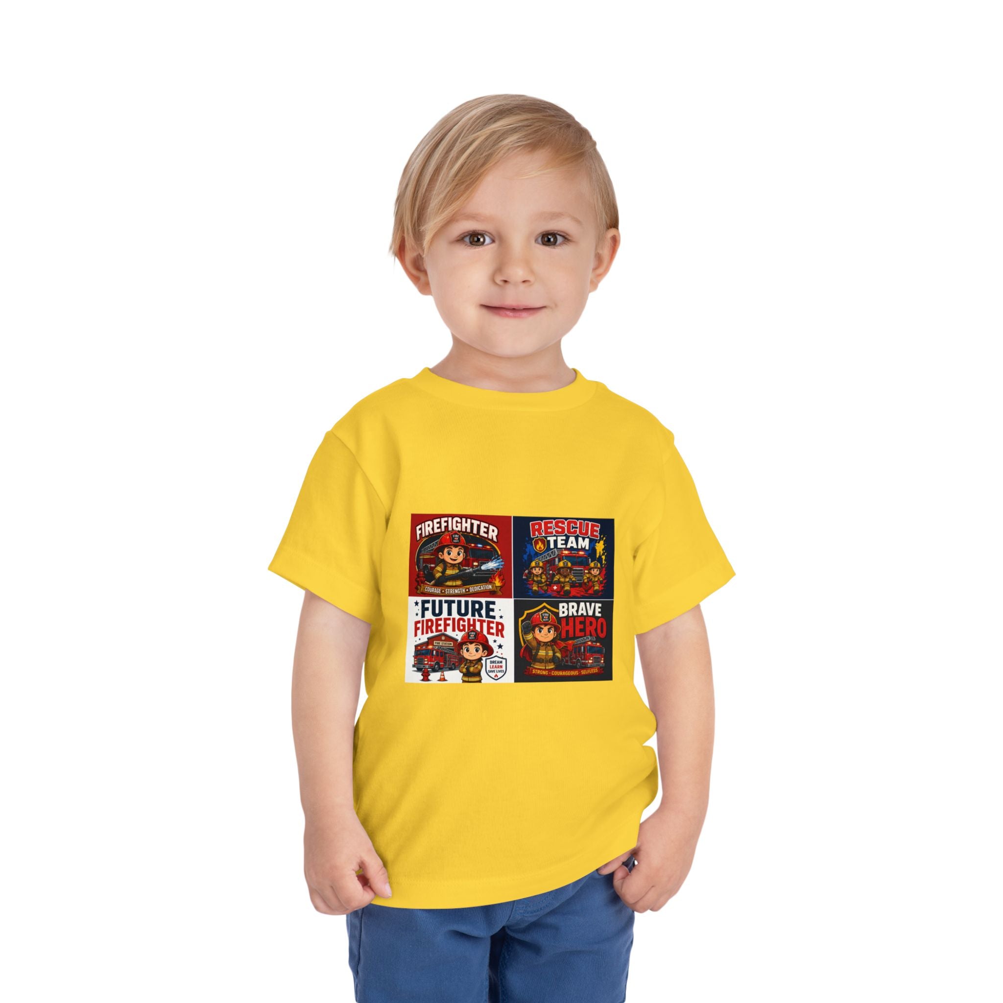 Toddler Firefighter Tee – "Future Firefighter" Rescue Team Brave Hero Kids Shirt