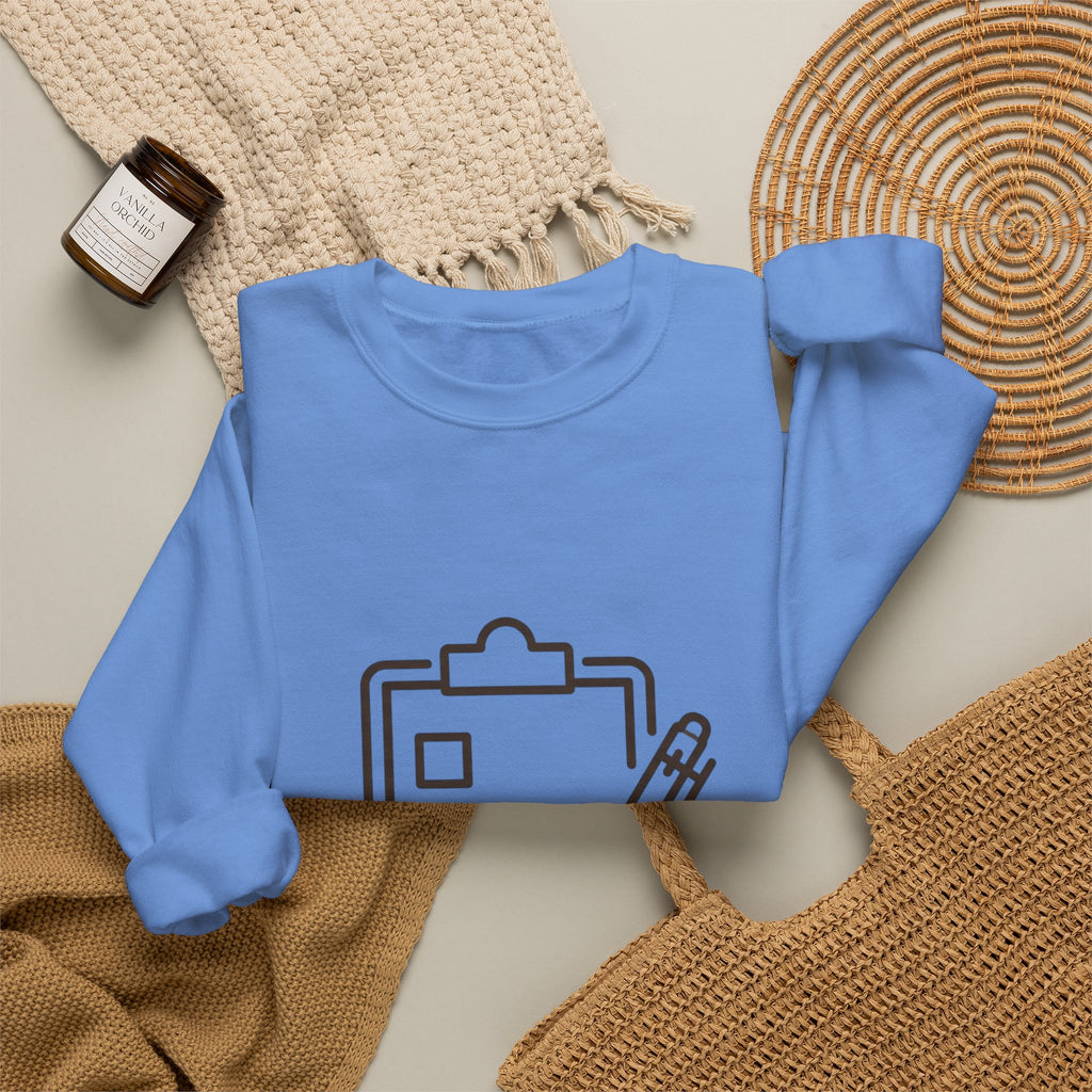 Checklist Crewneck Sweatshirt — Minimal Planner Icon Pullover