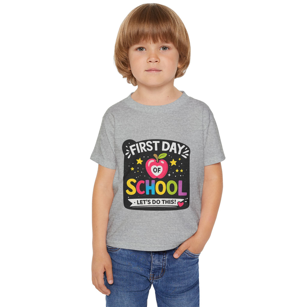 First Day of School Toddler T-Shirt — "Let's Do This!" Back-to-School Tee