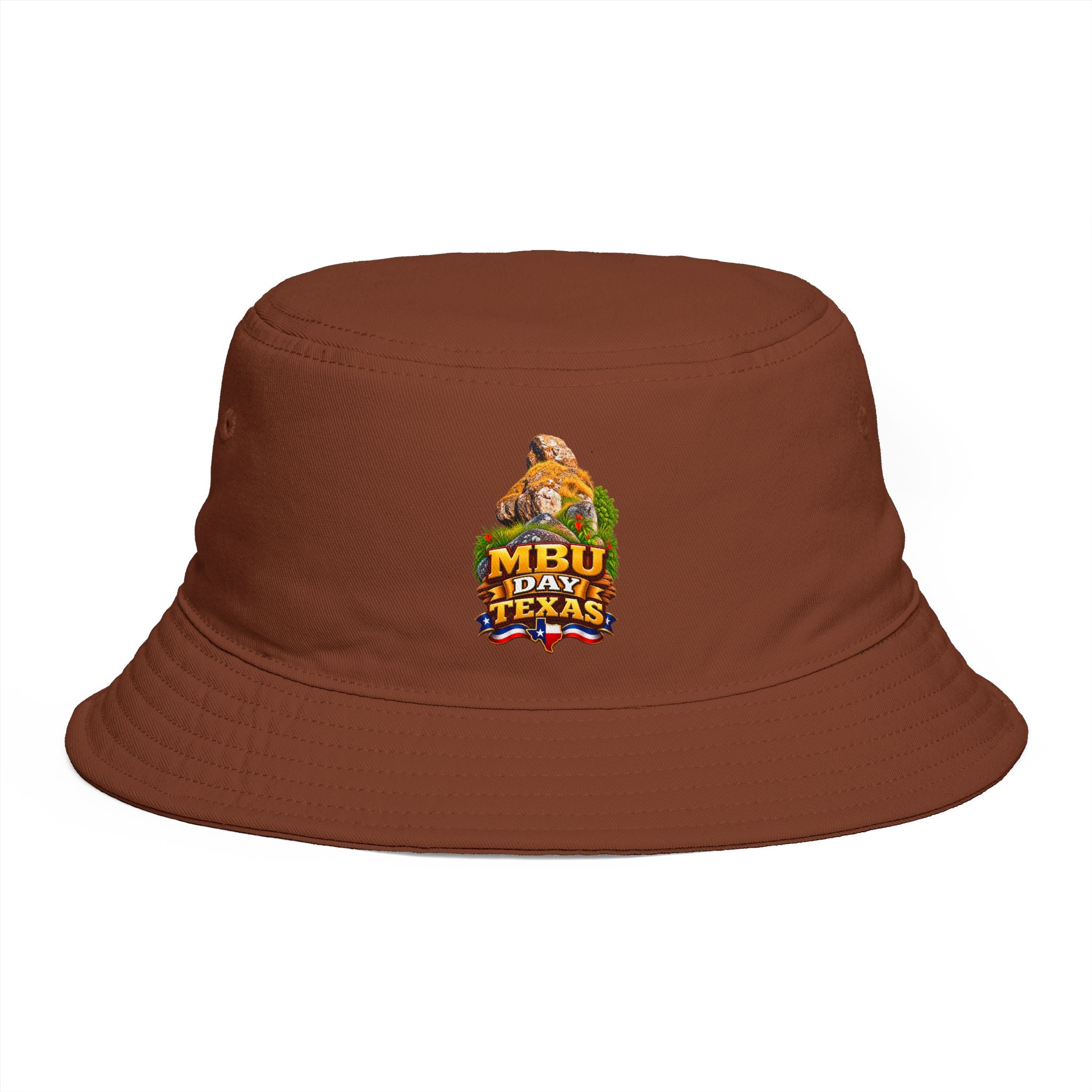 Texas BBQ Bucket Hat — 'Smokin' MBU Day' Graphic Sun Hat