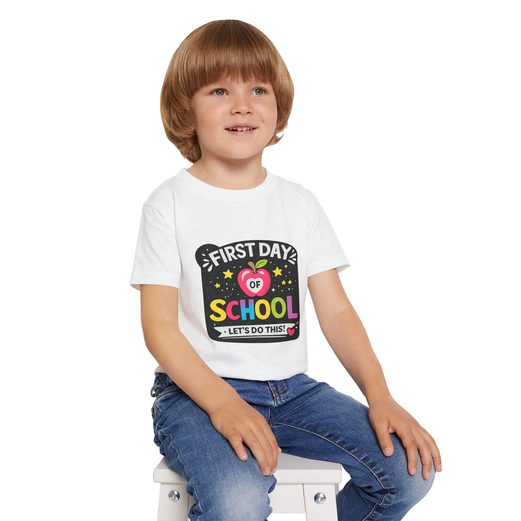 First Day of School Toddler T-Shirt — "Let's Do This!" Back-to-School Tee