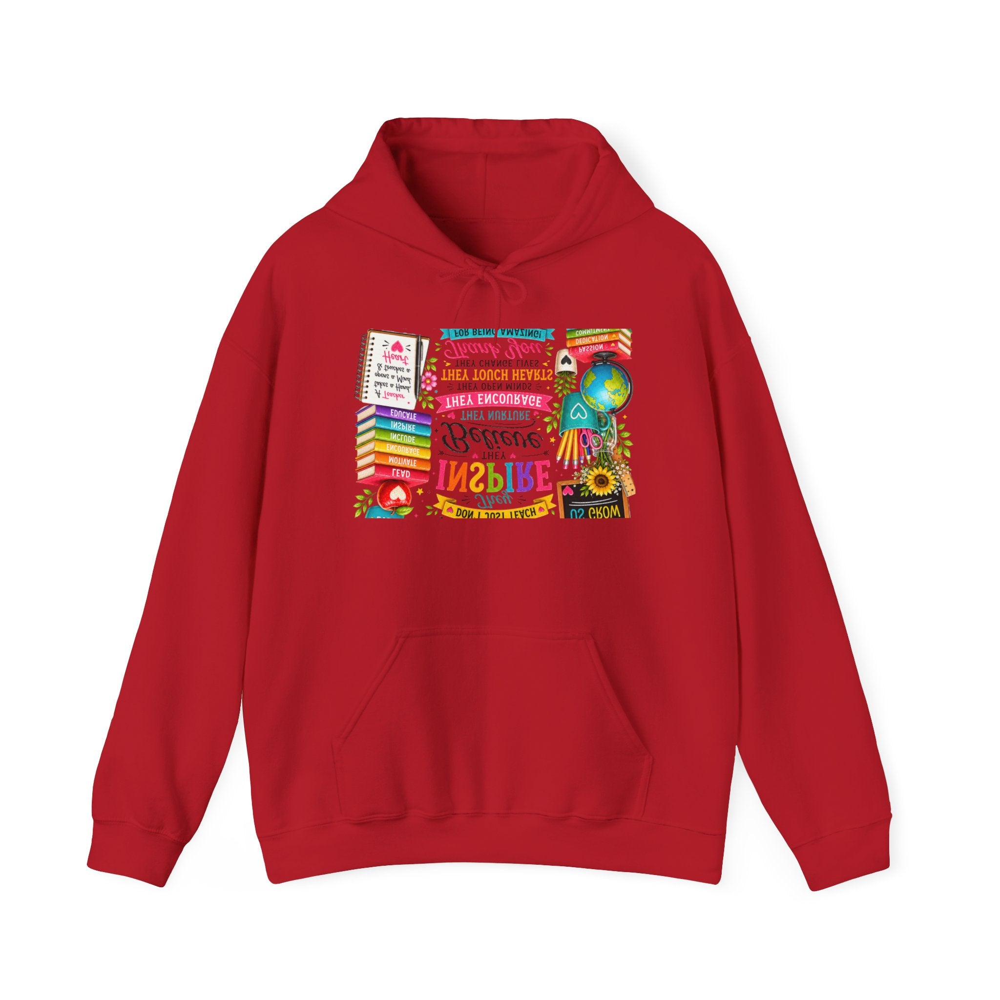 Reading Rainbow Hoodie — Inspirational Book Lover Sweatshirt (Believe in Magic)