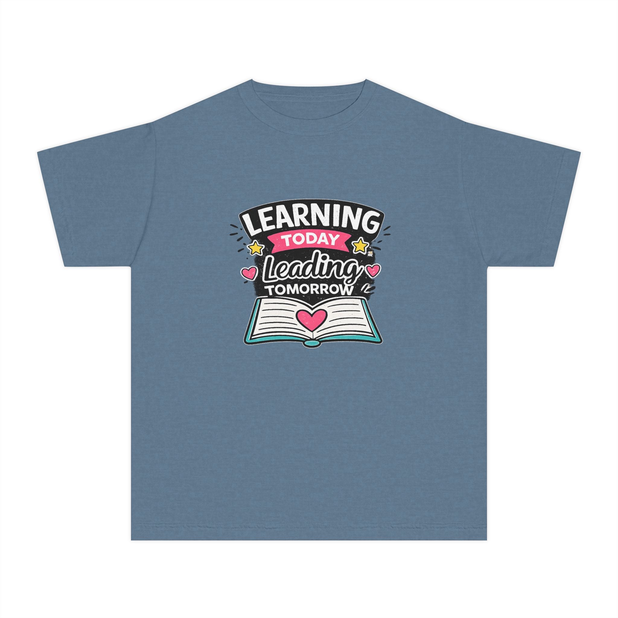 Youth T-Shirt — "Learning Today, Leading Tomorrow" School Shirt