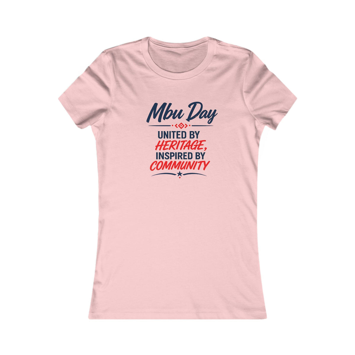 Mbu Day Women's Tee — "United by Heritage, Inspired by Community" Houston Texas Event Shirt
