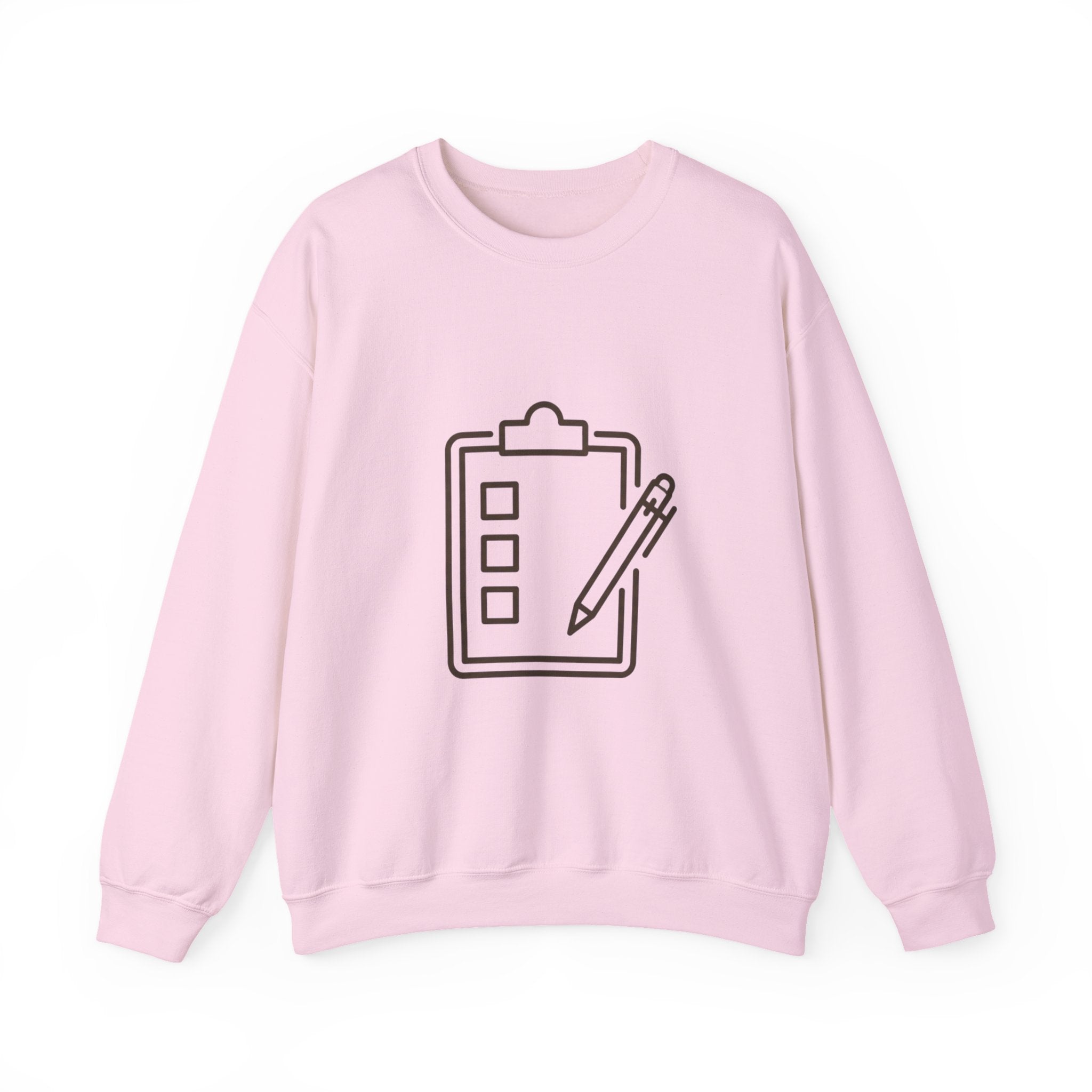 Checklist Crewneck Sweatshirt — Minimal Planner Icon Pullover