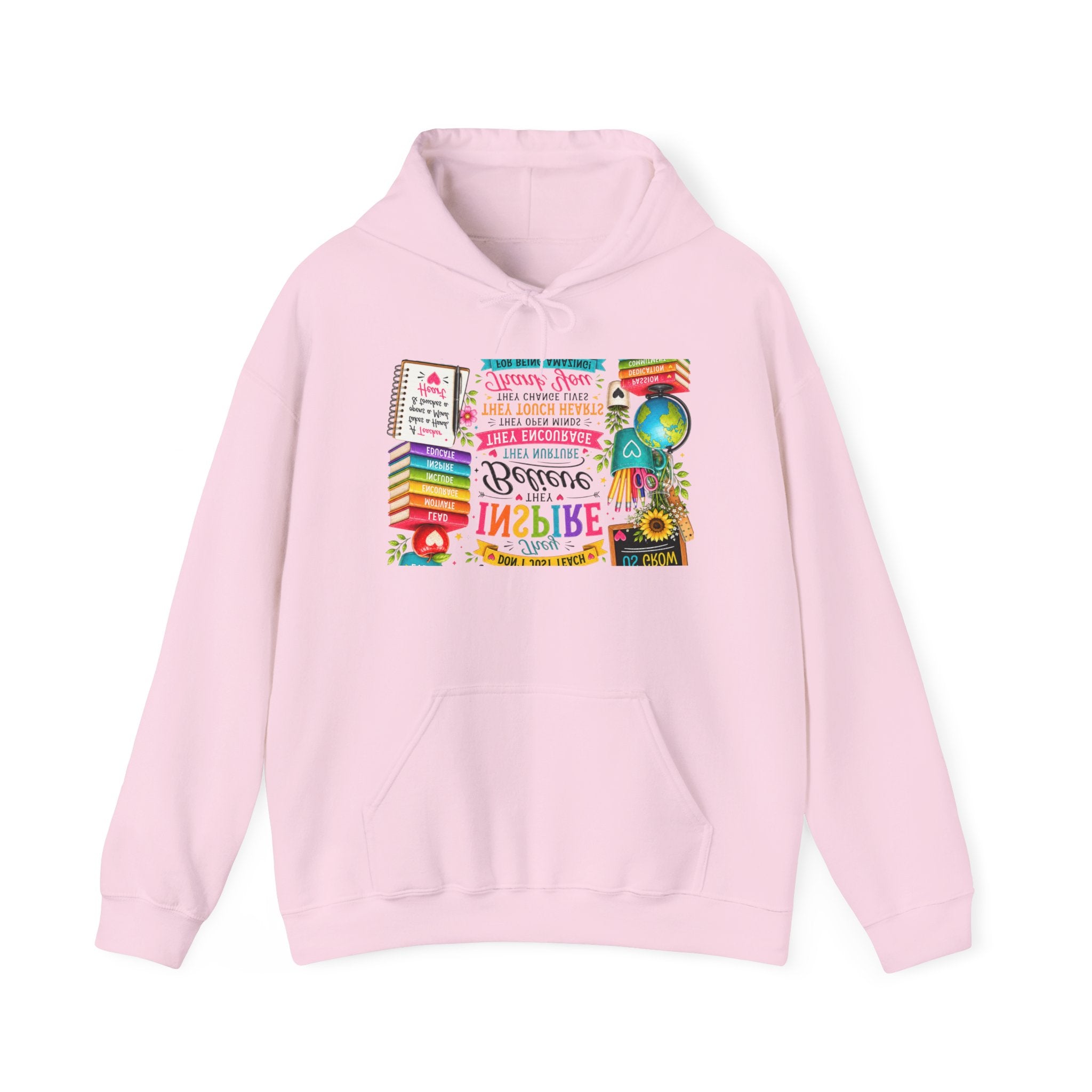 Reading Rainbow Hoodie — Inspirational Book Lover Sweatshirt (Believe in Magic)