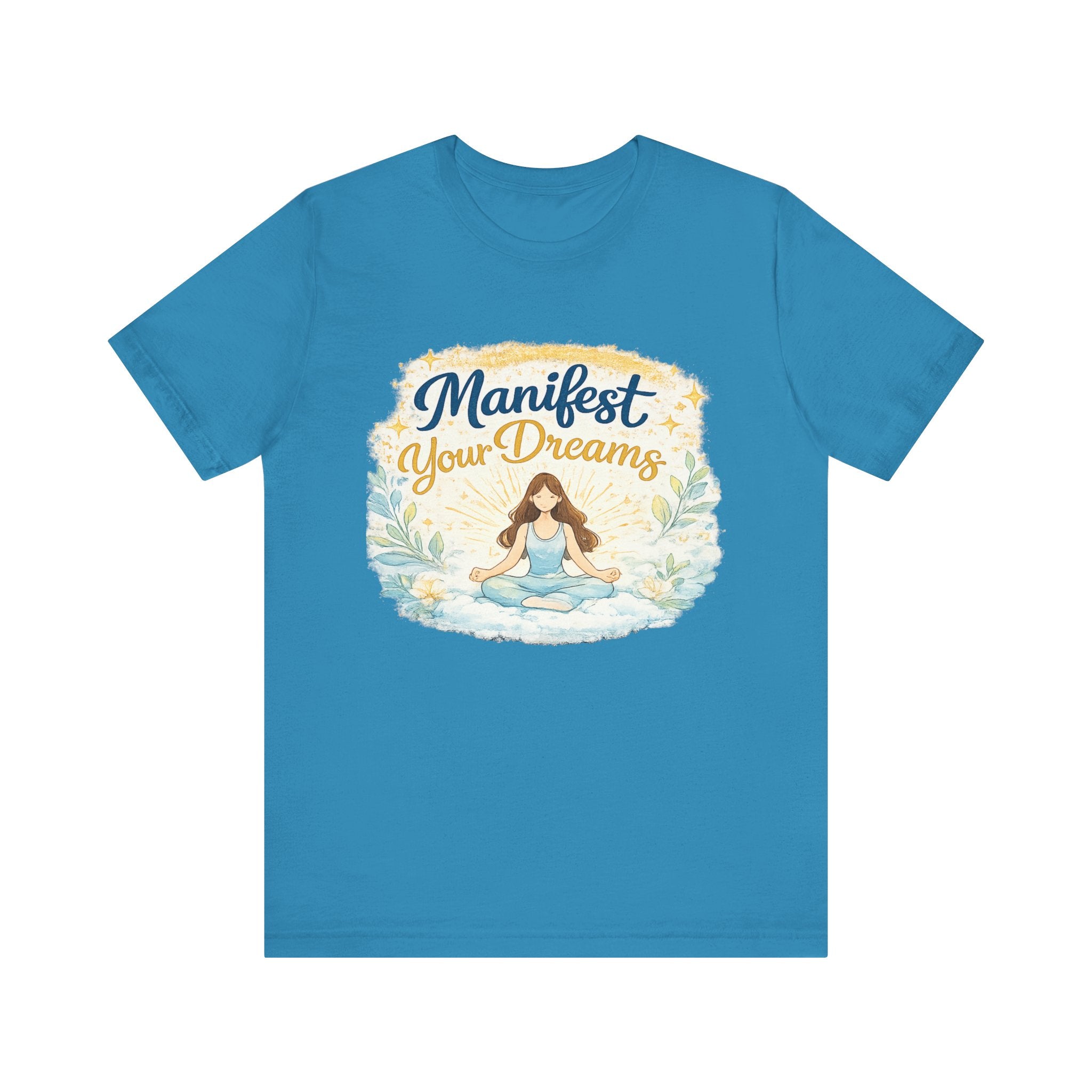 Manifest Your Dreams Tee — Meditation Yoga Inspirational T‑Shirt