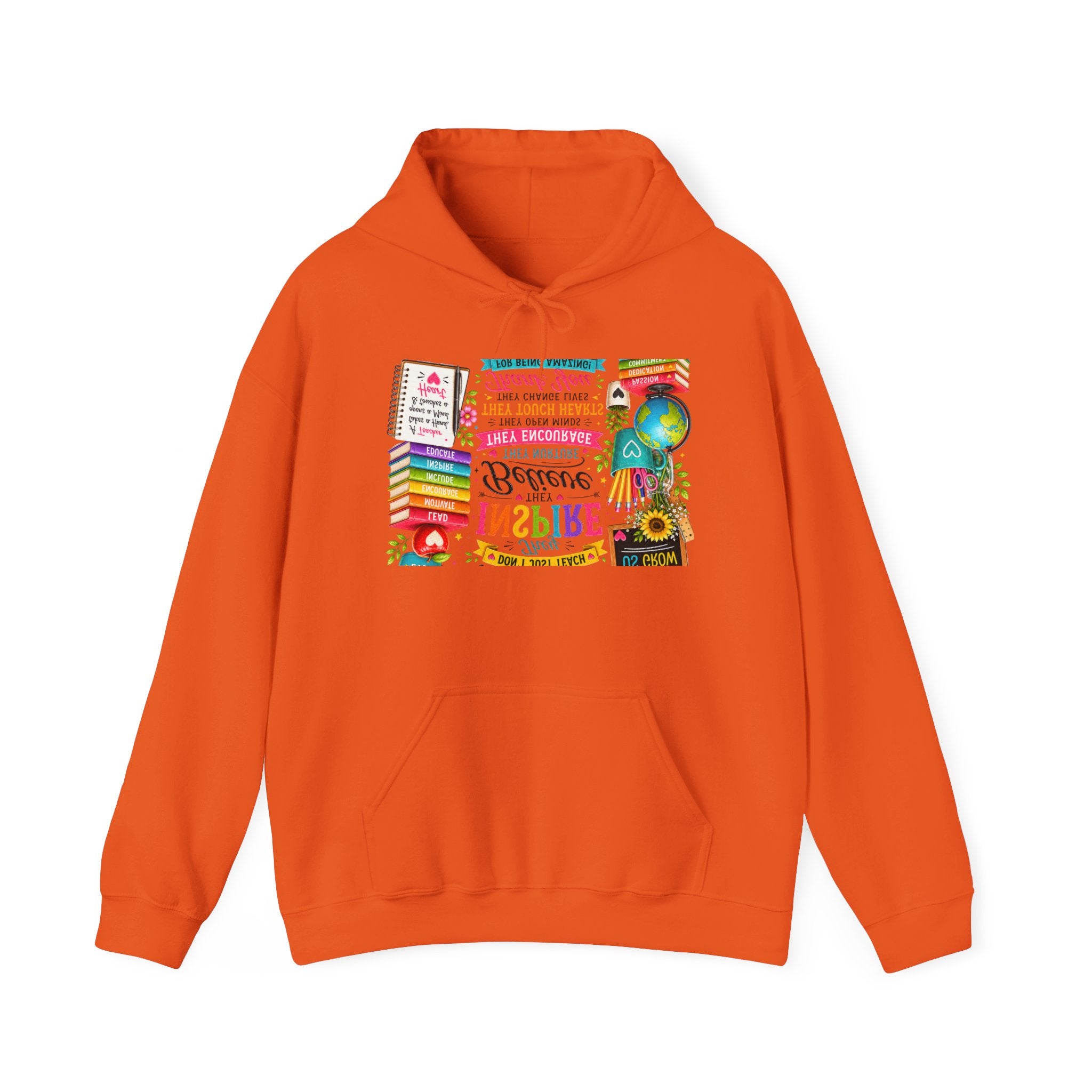 Reading Rainbow Hoodie — Inspirational Book Lover Sweatshirt (Believe in Magic)