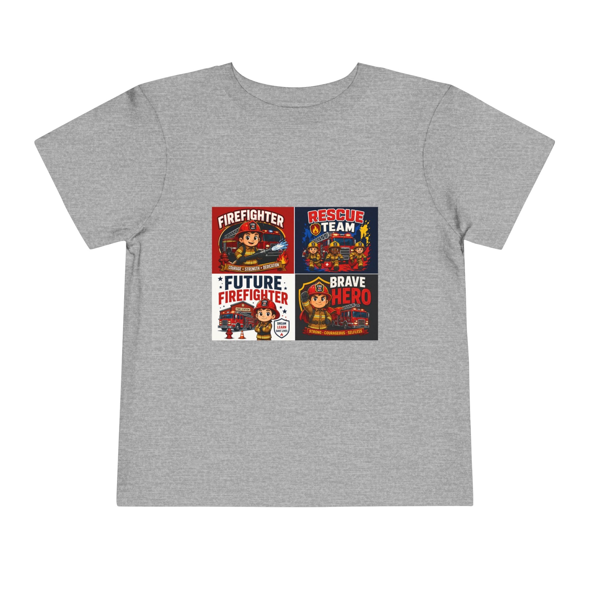 Toddler Firefighter Tee – "Future Firefighter" Rescue Team Brave Hero Kids Shirt