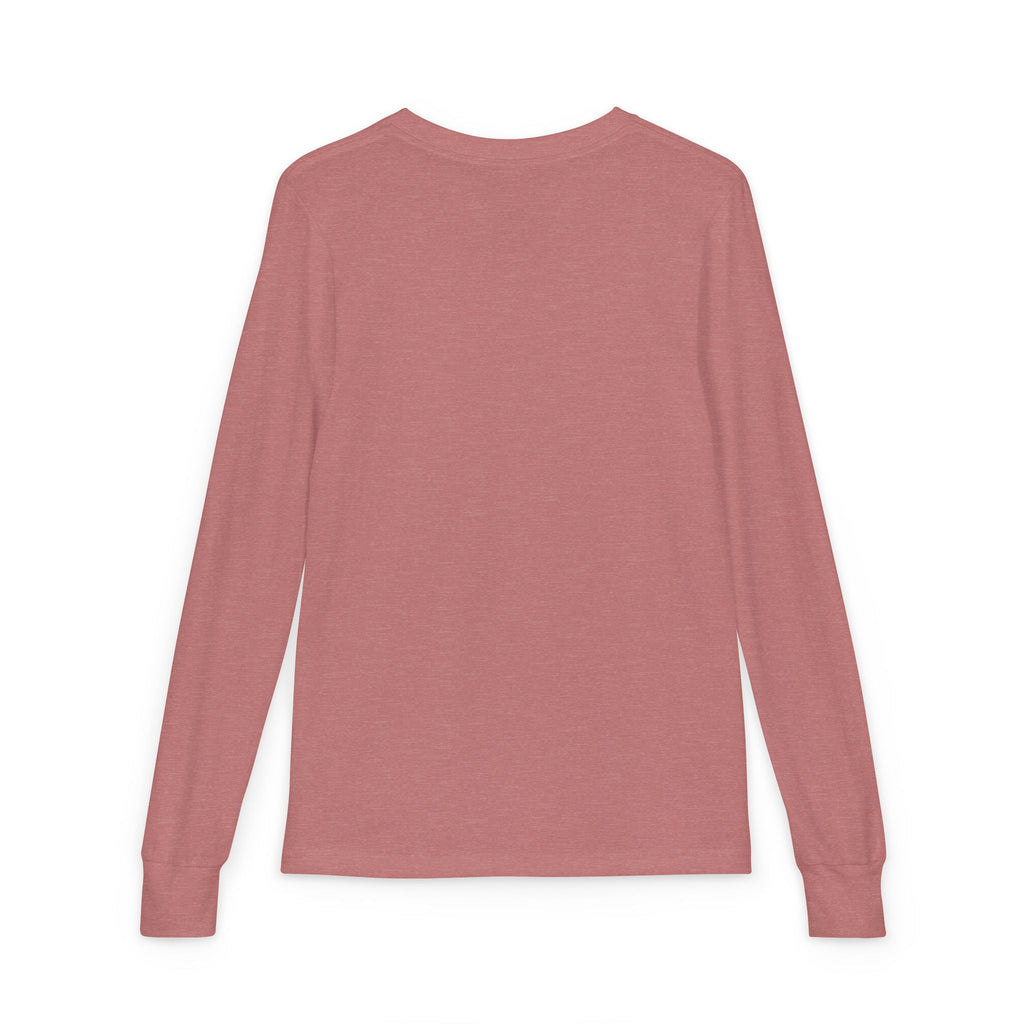 Grumpy Bear Kids Long Sleeve Tee — Cute Cartoon Bear & Bunny Graphic