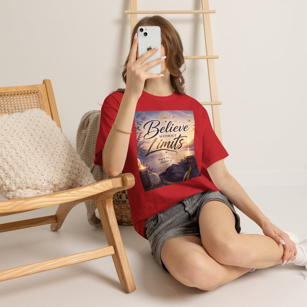 Believe Without Limits T-Shirt — Inspirational Faith Graphic Tee