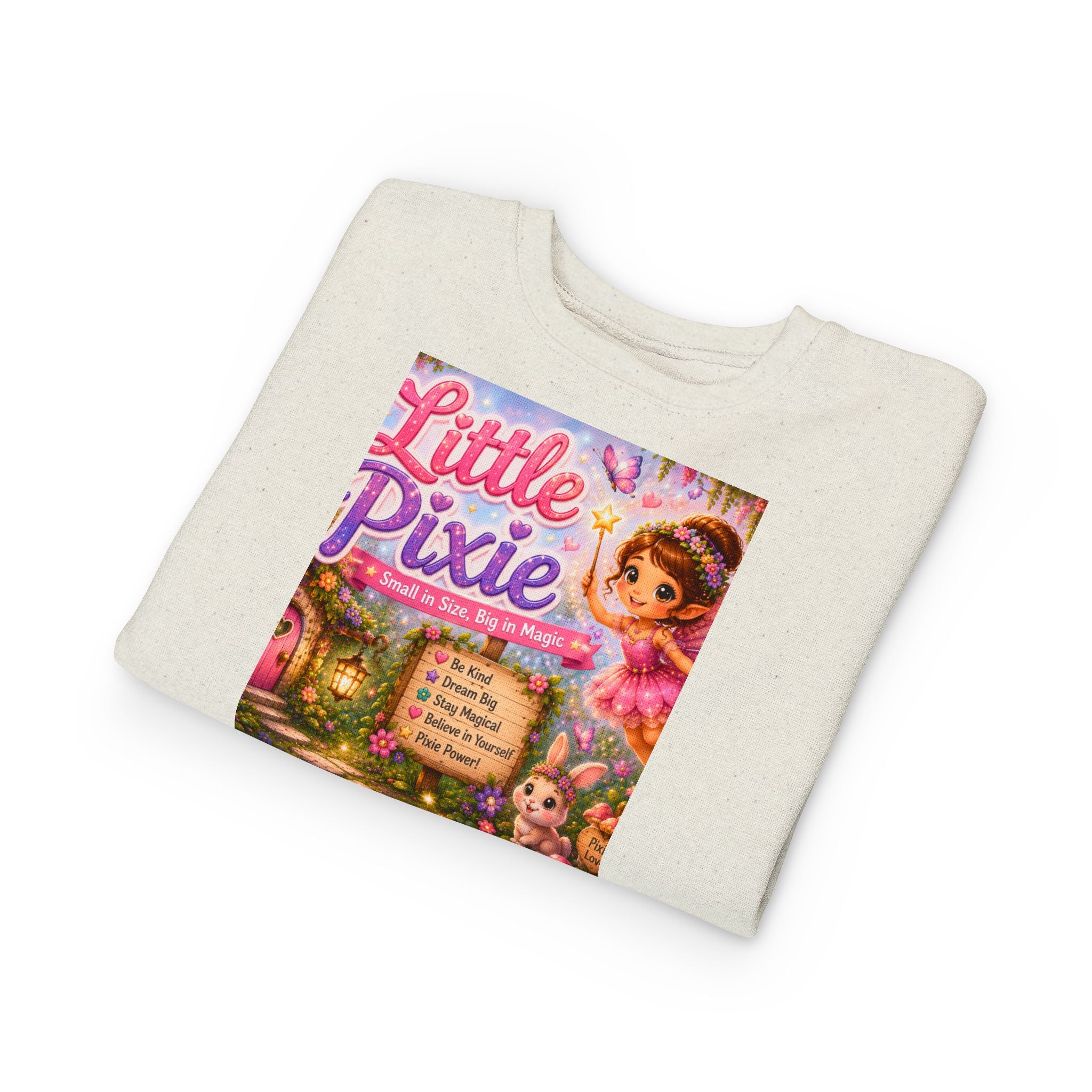 Little Pixie Toddler Sweatshirt - Cute Fairy Graphic Pullover for Kids