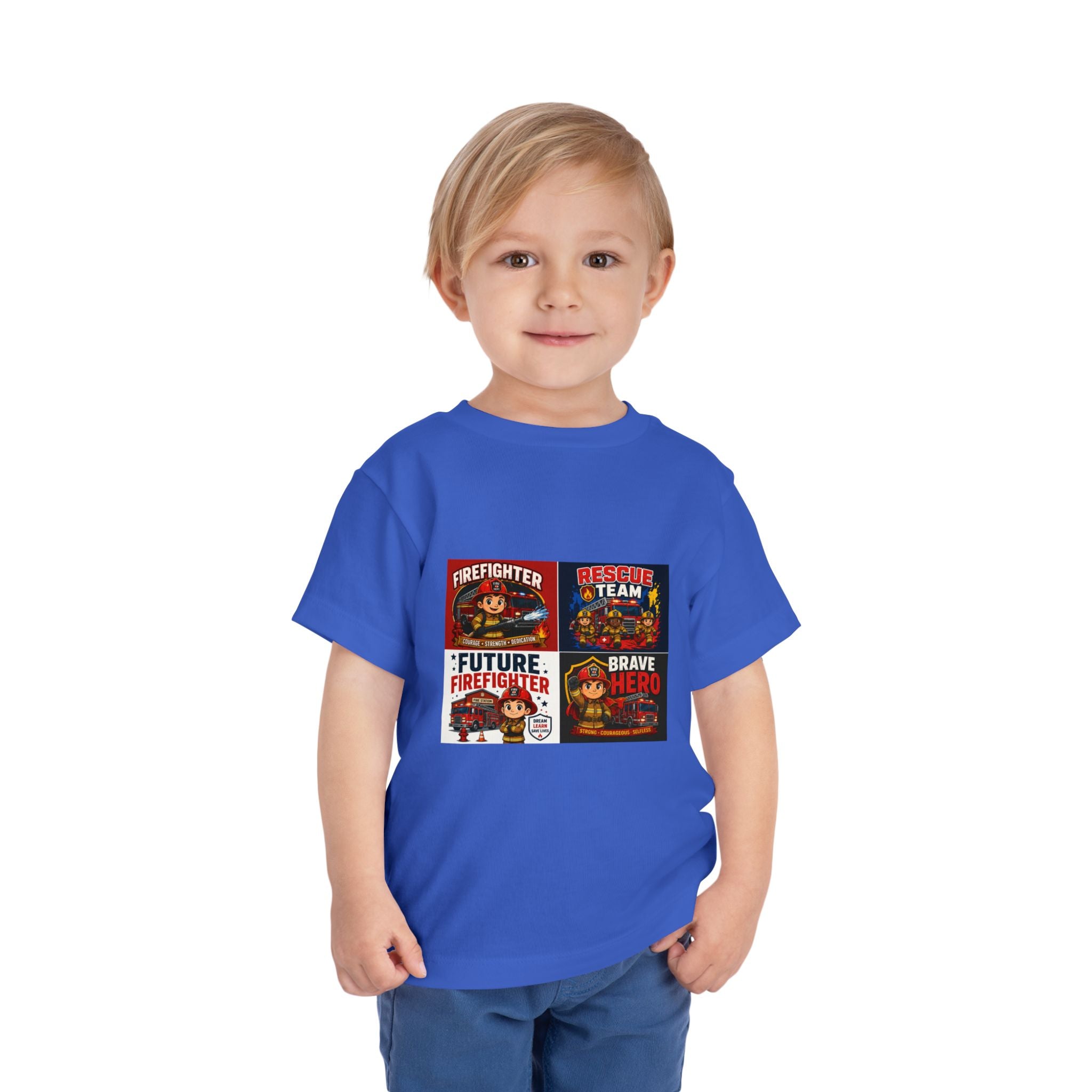 Toddler Firefighter Tee – "Future Firefighter" Rescue Team Brave Hero Kids Shirt