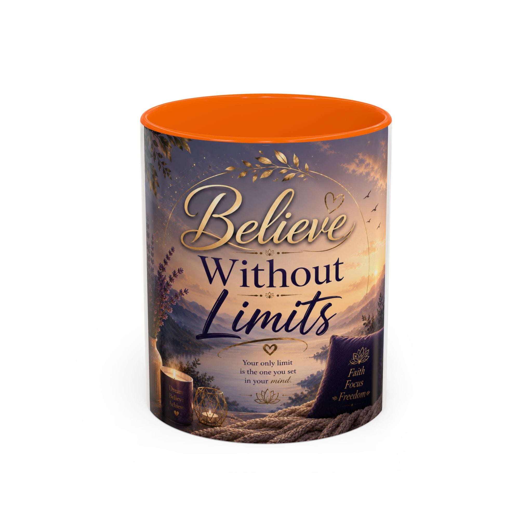 Believe Without Limits Inspirational Coffee Mug (11/15oz)