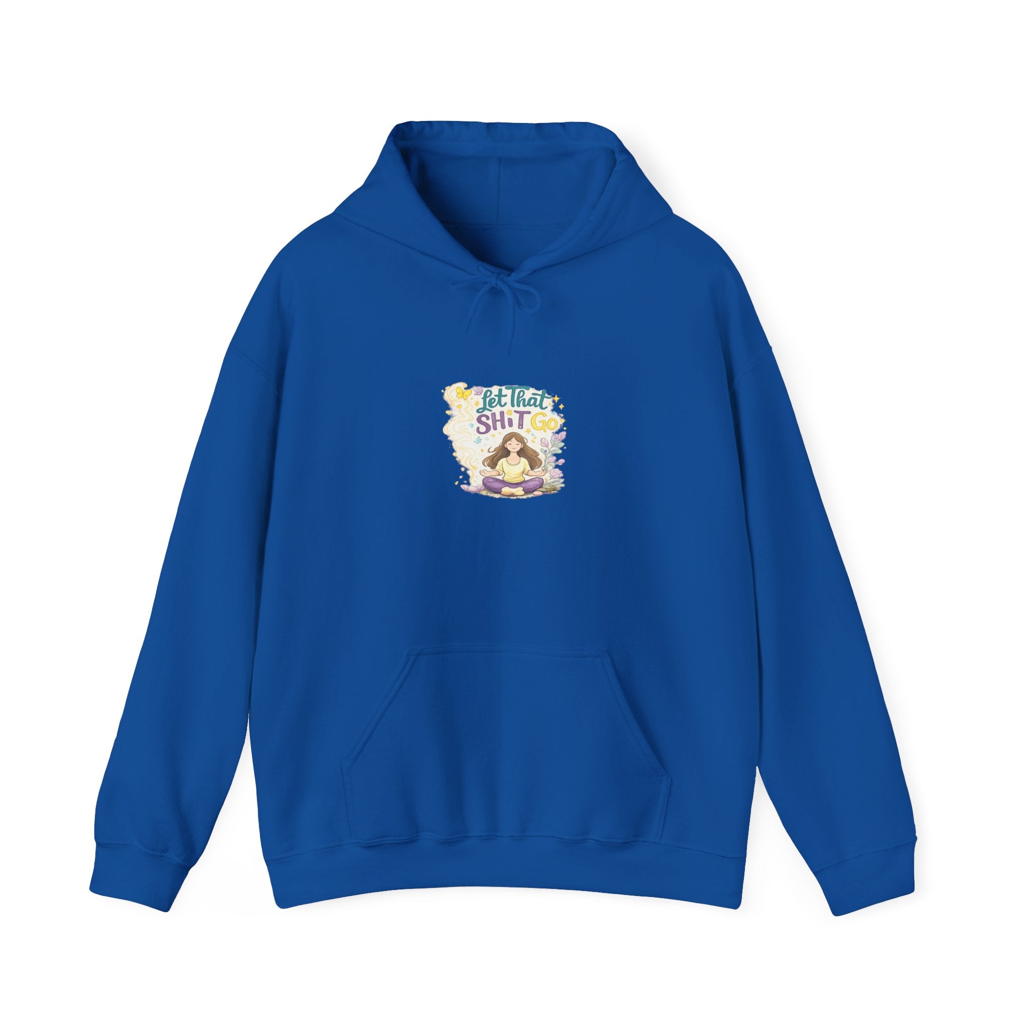 Cozy Witch Vibes Hoodie — "Not That Sh!t" Cute Witch Illustration Hoodie