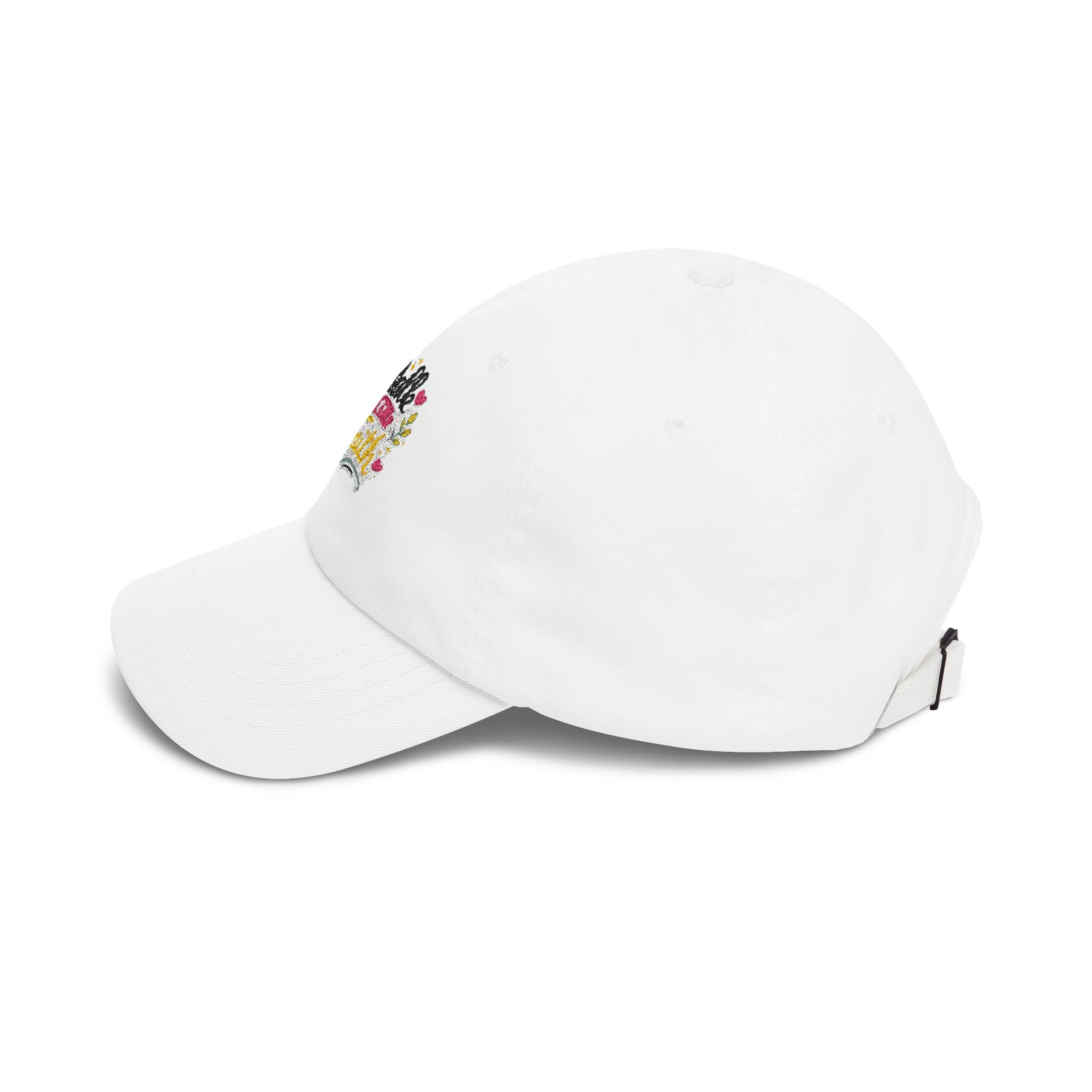 Walk By Faith Dad Cap — Floral Inspirational Baseball Hat