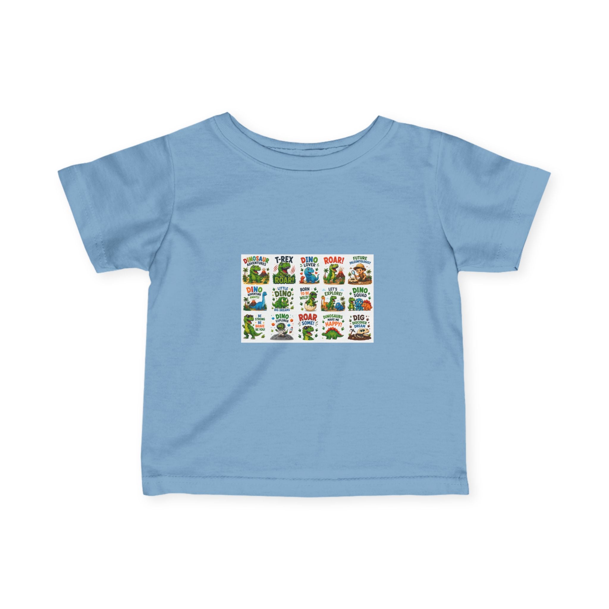 Infant Tee — Colorful Alphabet Animal Blocks Baby T-Shirt