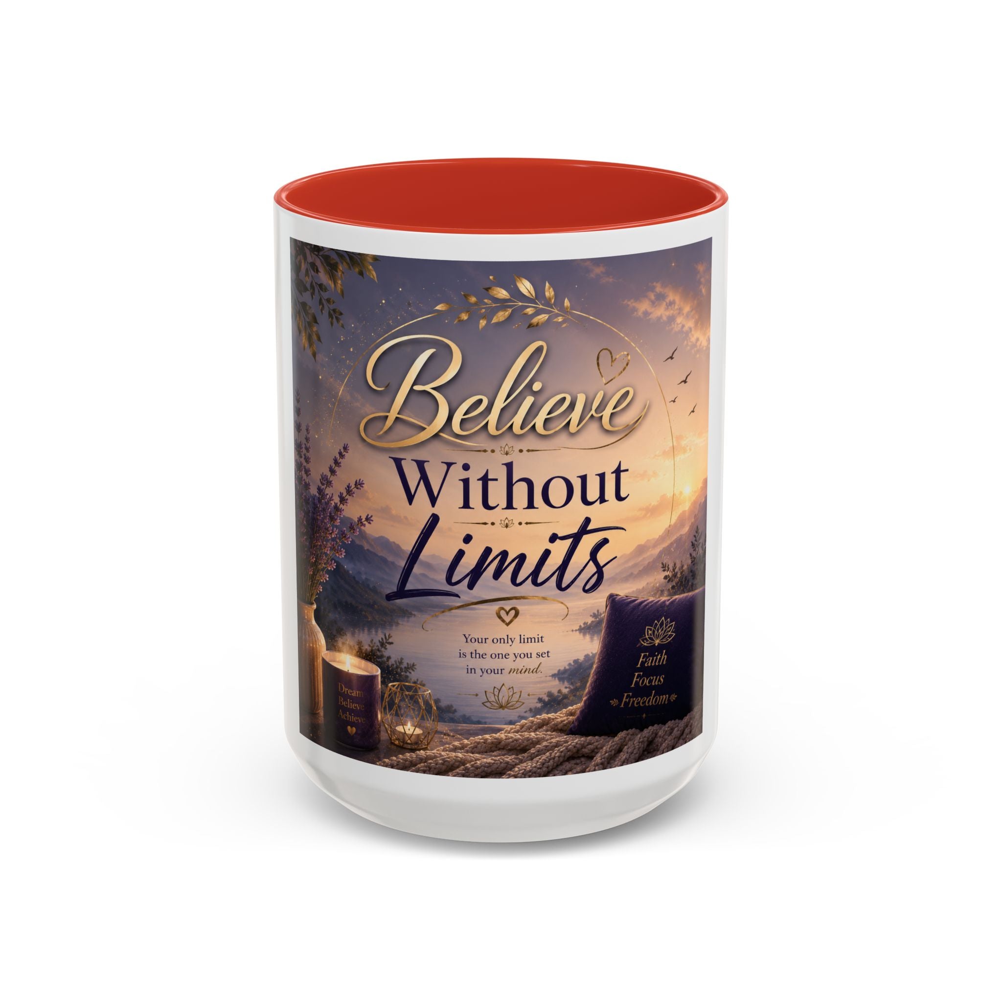 Believe Without Limits Inspirational Coffee Mug (11/15oz)