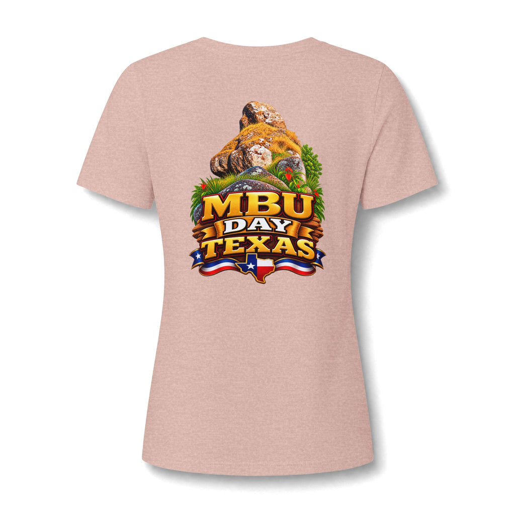 MBU Day Houston Women's V-Neck Tee – Lion Graphic Event Shirt