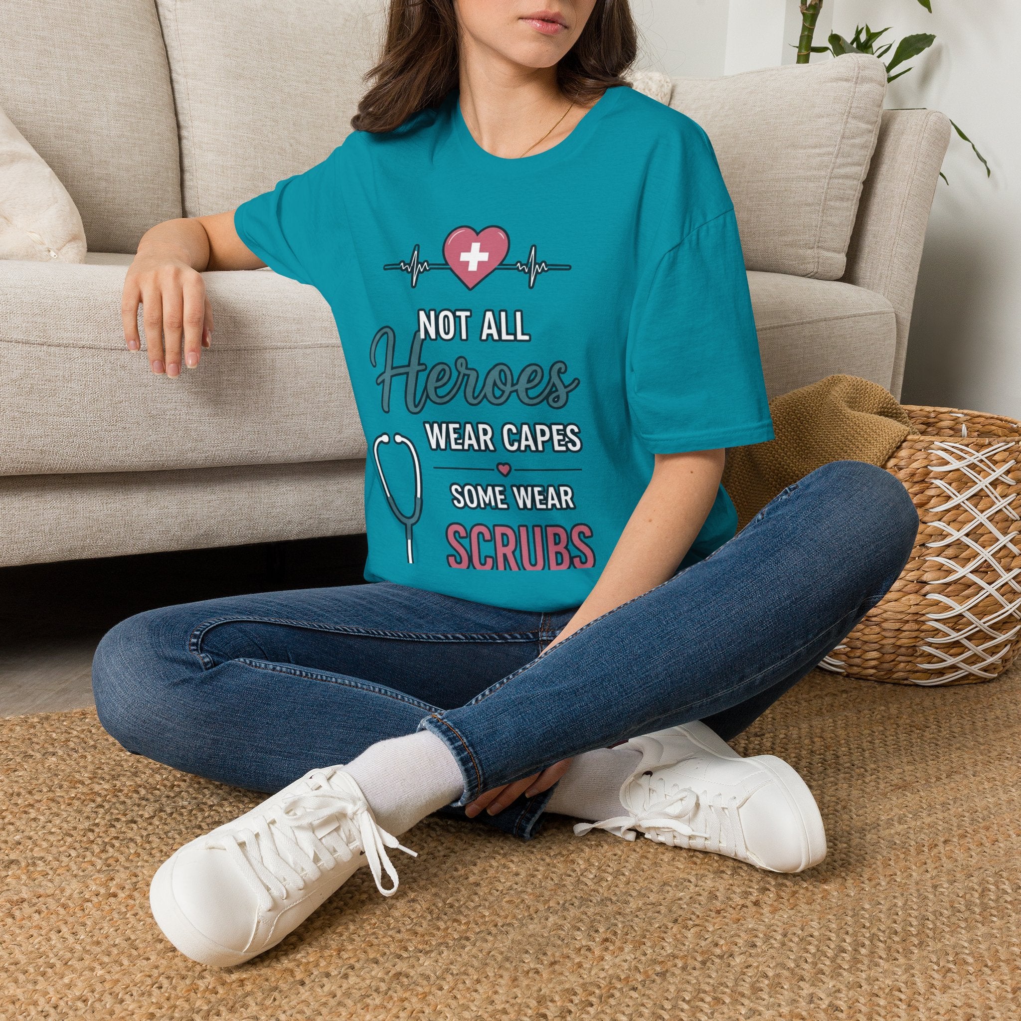 Nurse 'Not All Heroes Wear Capes' T-Shirt