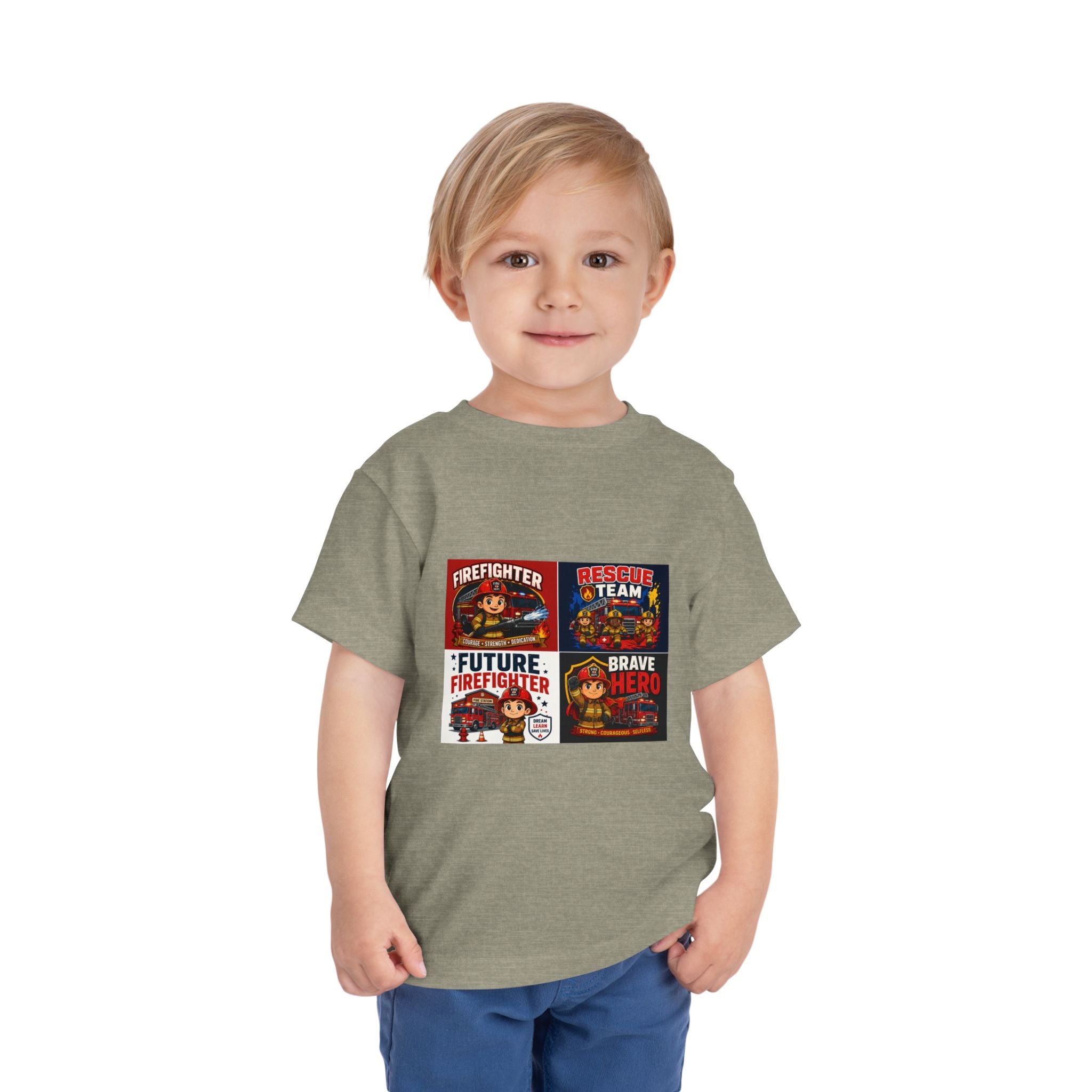Toddler Firefighter Tee – "Future Firefighter" Rescue Team Brave Hero Kids Shirt