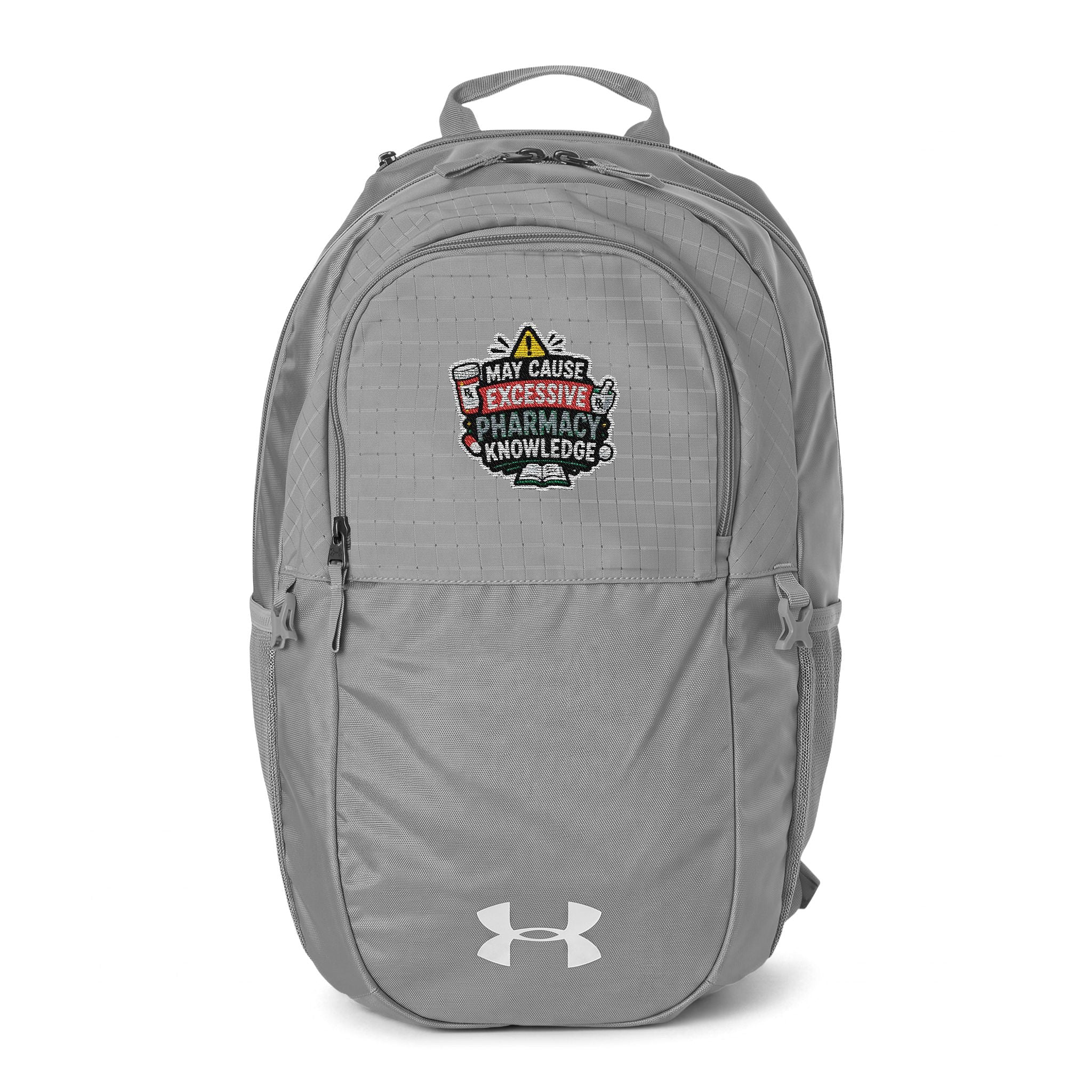 Embroidered Sports Backpack — 'My Grandma Is My Superhero' Patch