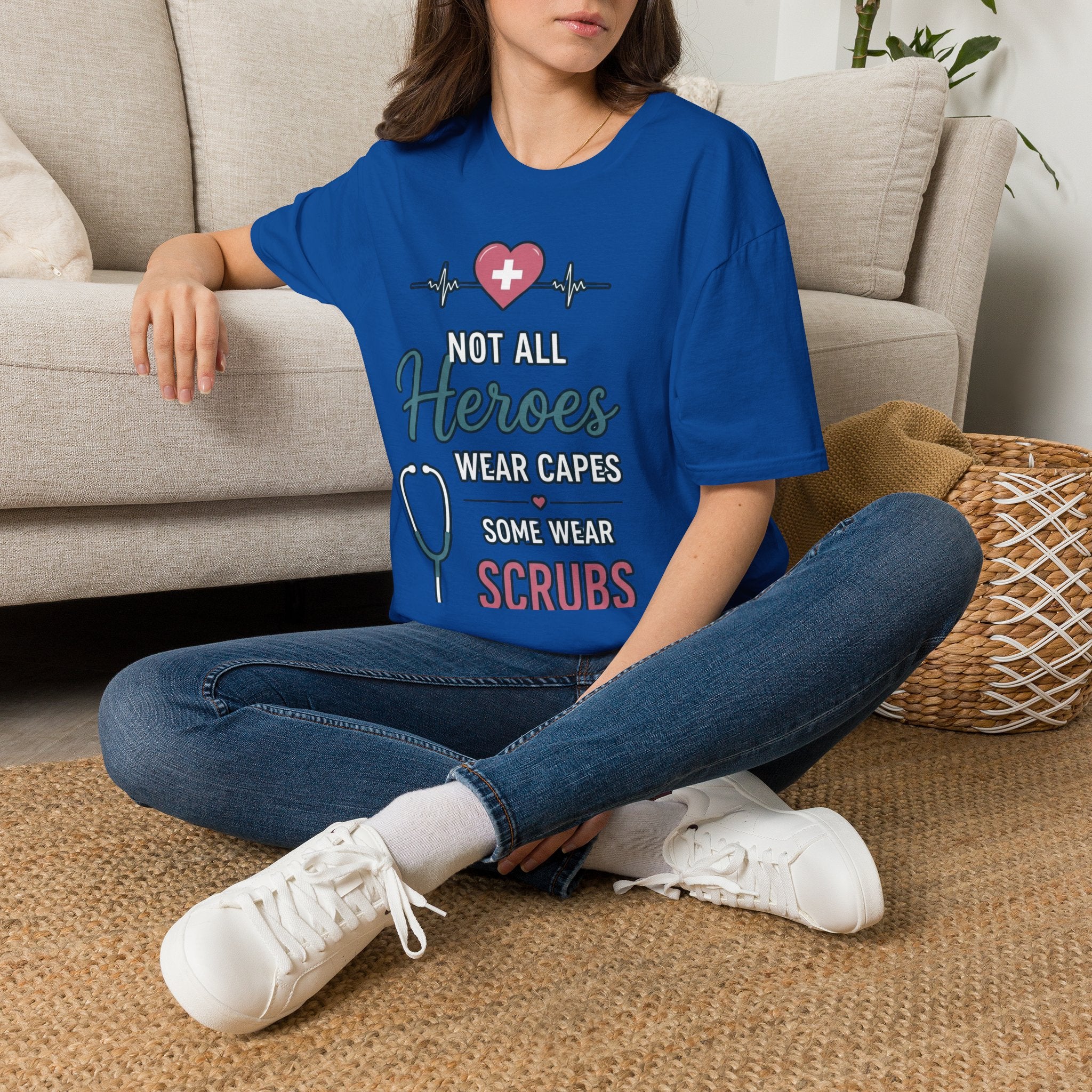 Nurse 'Not All Heroes Wear Capes' T-Shirt