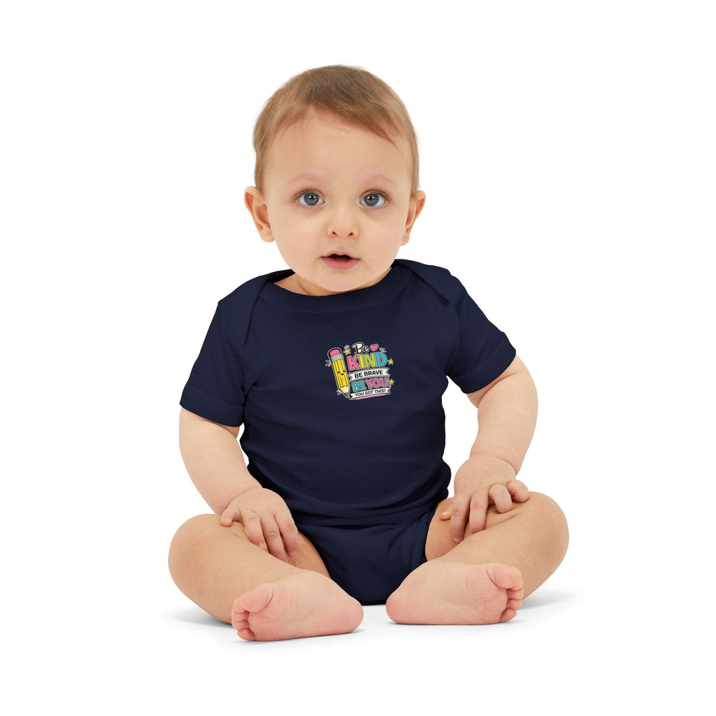 Infant Onesie - Colorful Stacked Books "Read to Me" Baby Bodysuit