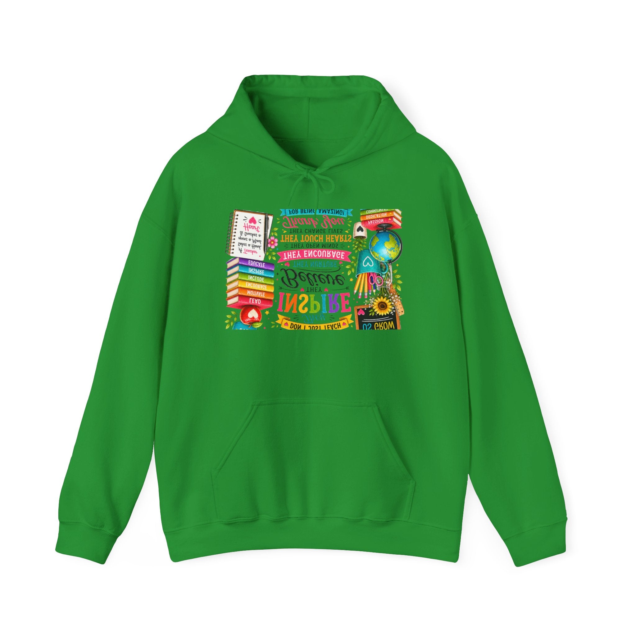 Reading Rainbow Hoodie — Inspirational Book Lover Sweatshirt (Believe in Magic)