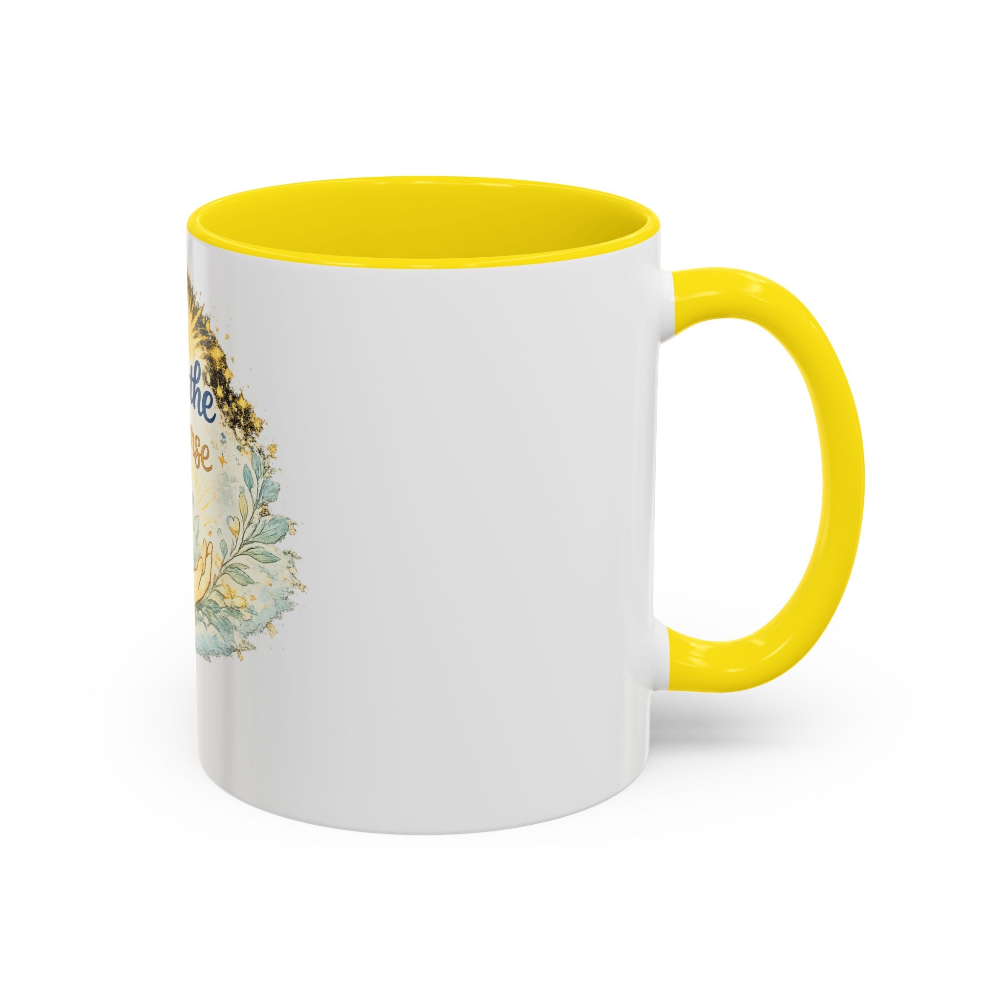 Trust the Universe Accent Coffee Mug — Inspirational Spiritual Tea & Coffee Cup (11/15oz)