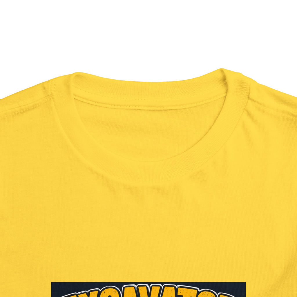 Excavator Toddler Tee — "I Dig Big Dreams" Construction Shirt