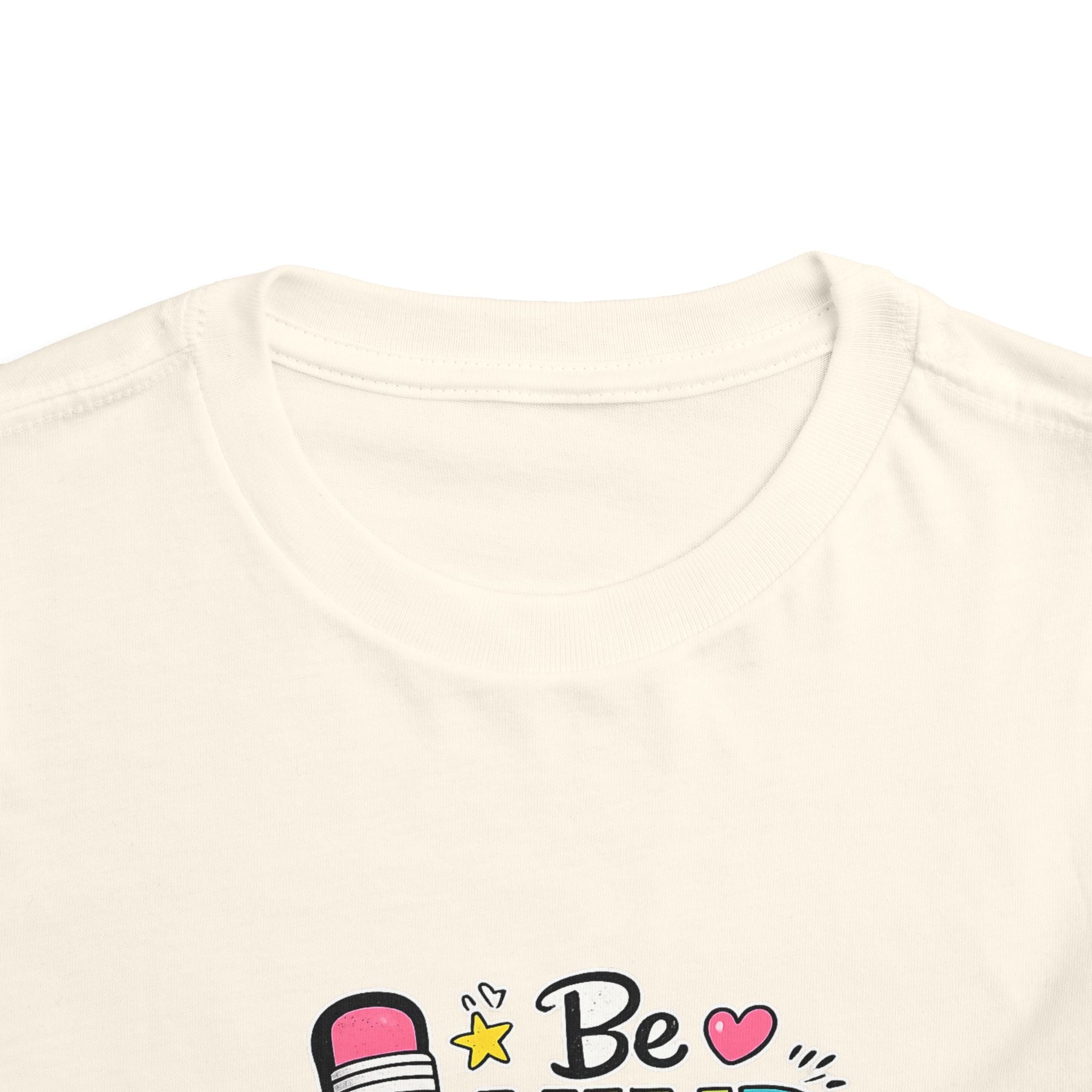 Be Kind Pencil Toddler Tee — "Be Kind, Be Brave, Be You" Inspirational Kids Shirt
