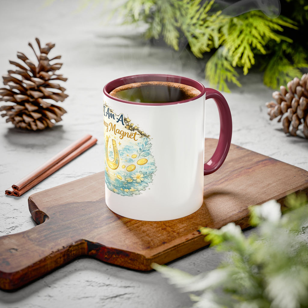 I Am A Money Magnet Mug — Inspirational Luck & Wealth Coffee Cup (11oz/15oz)