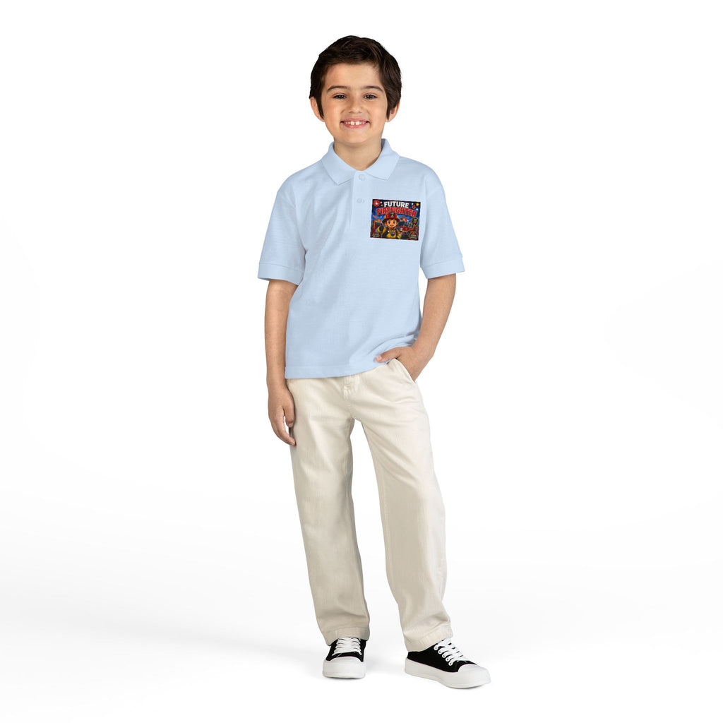 Youth Polo — "Future Firefighter" Kids Short-Sleeve Polo