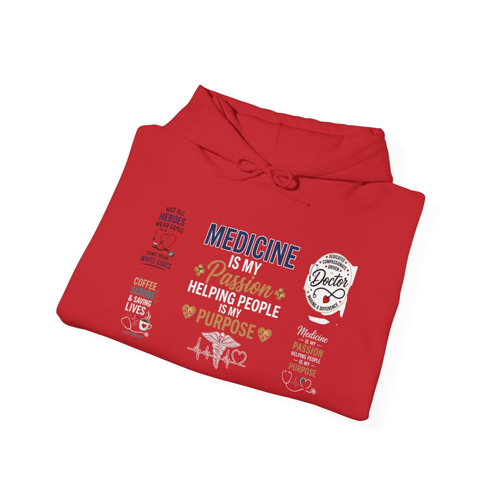 Medicine Passion Purpose Hoodie – Medical Student & Nurse Gift Pullover