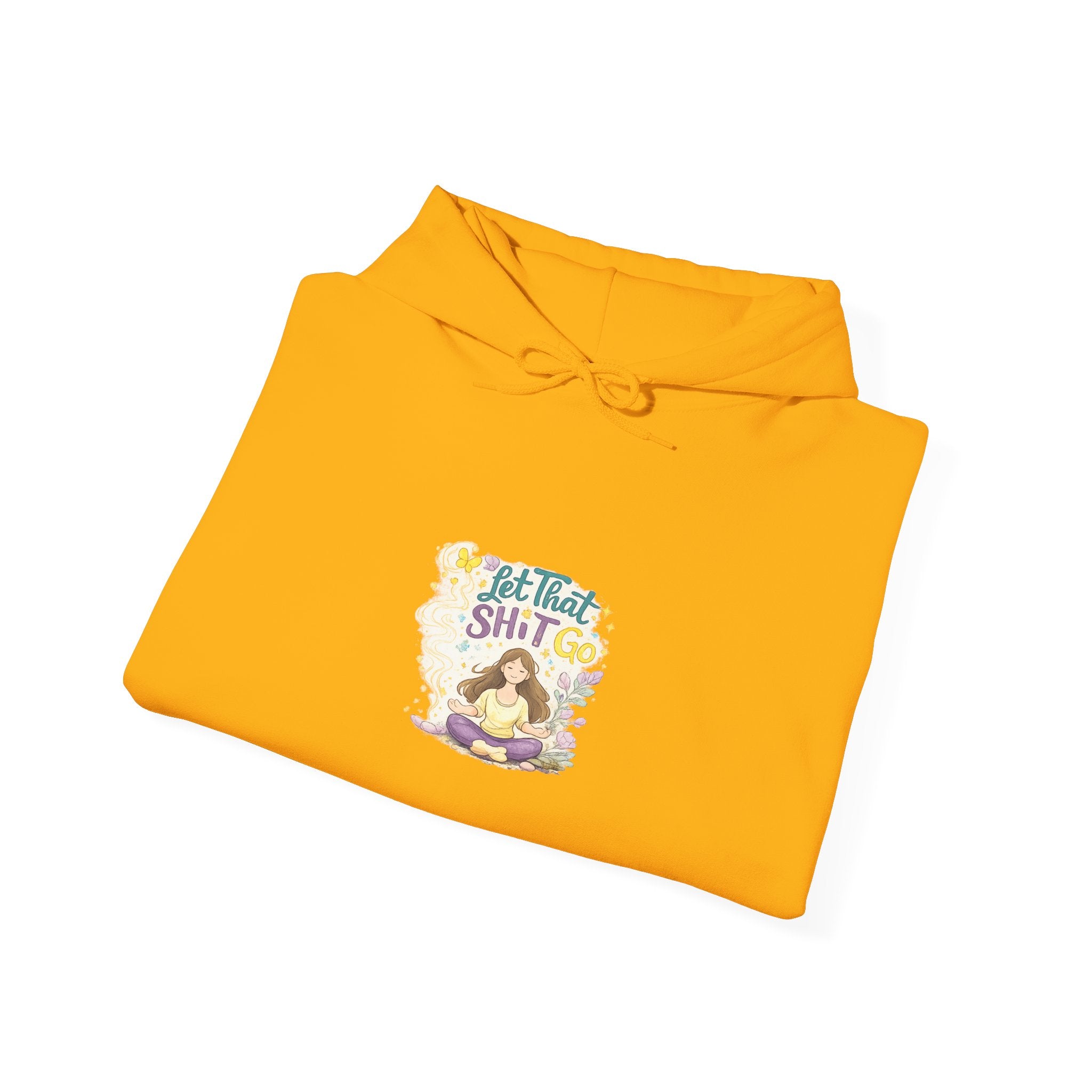 Cozy Witch Vibes Hoodie — "Not That Sh!t" Cute Witch Illustration Hoodie