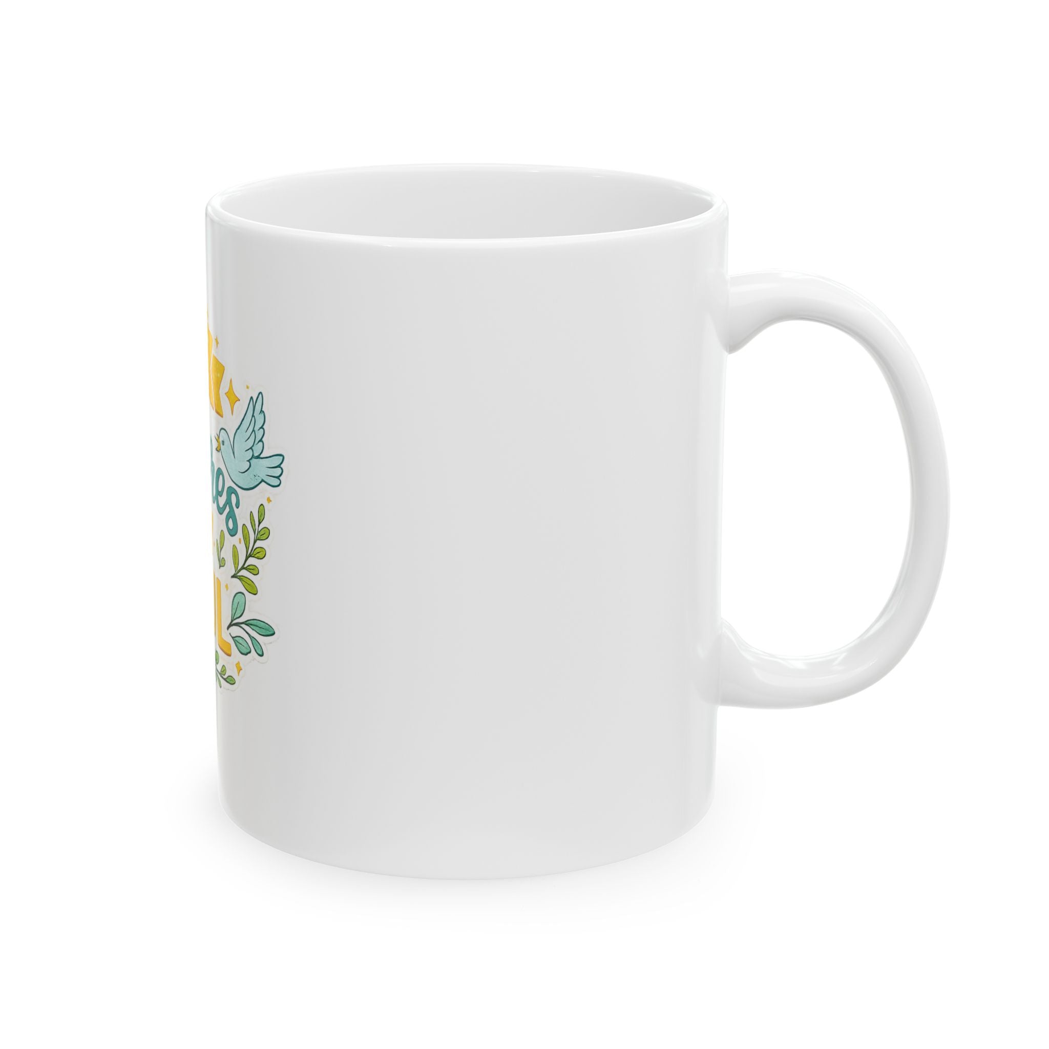 He Restores My Soul Ceramic Mug — Faith-Inspired Christian Coffee Cup (11oz & 15oz)