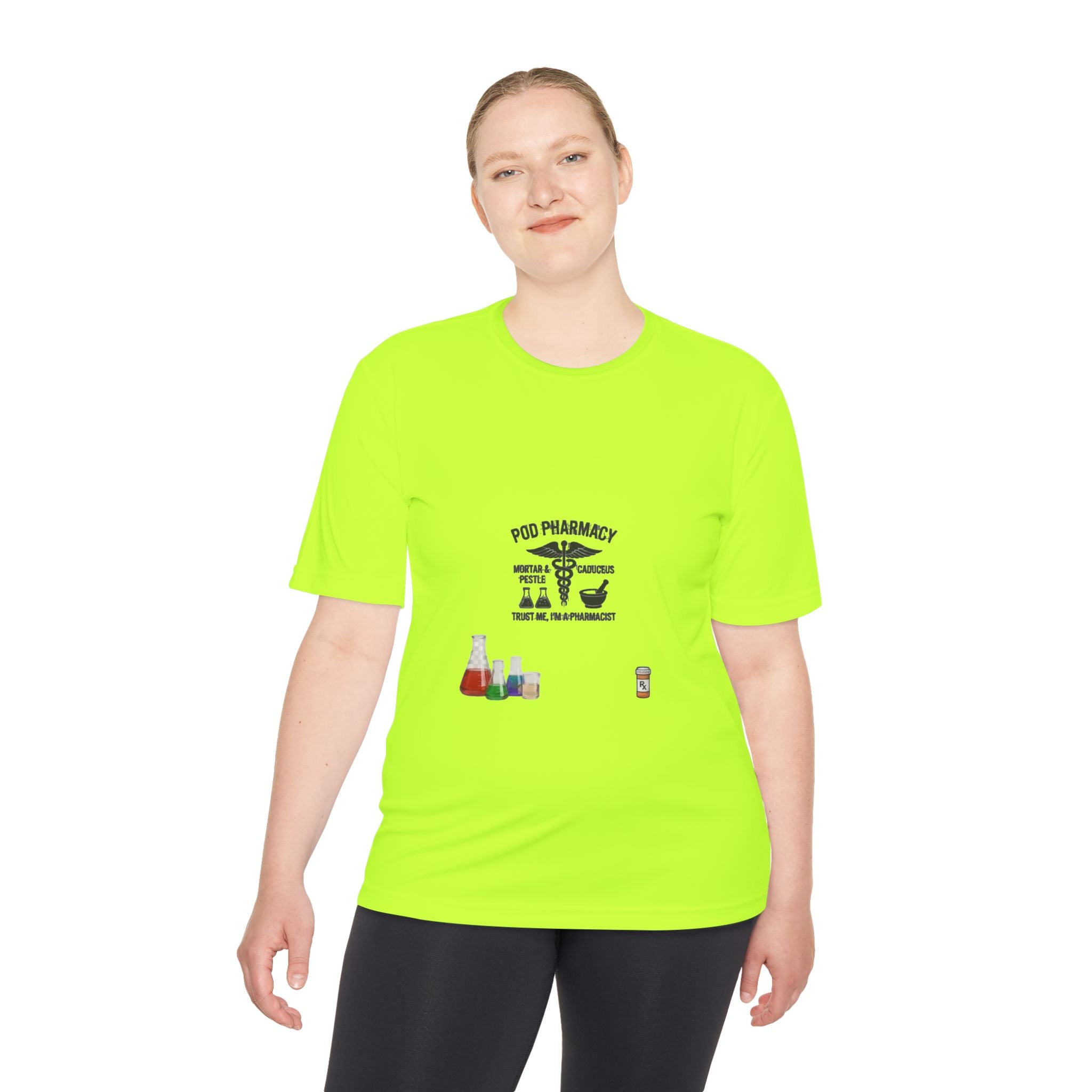 Lab Tech Tee — 'PhD Pharmacy' Science Beakers Graphic Shirt