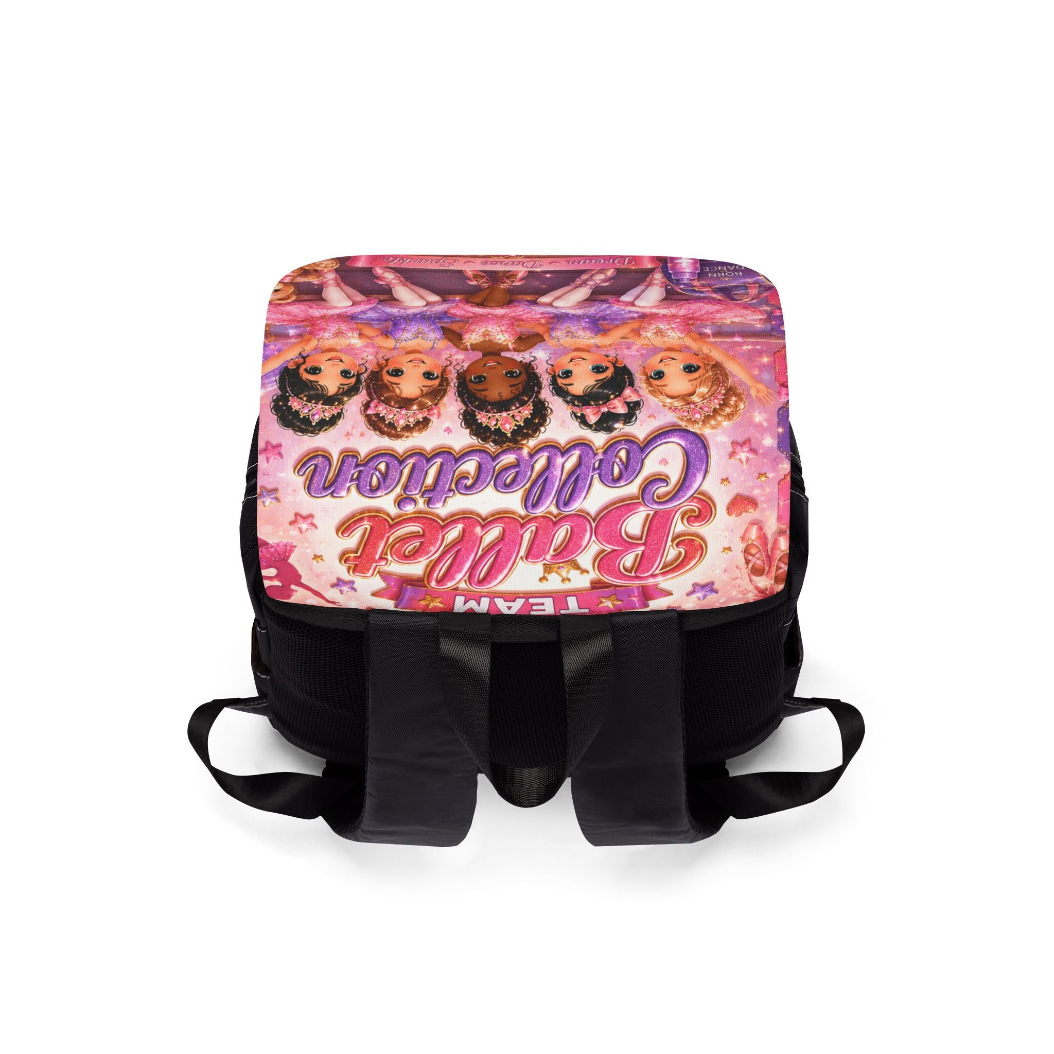 Ballet Ballerina Kids Backpack — Cute Pink Dance Squad School Bag
