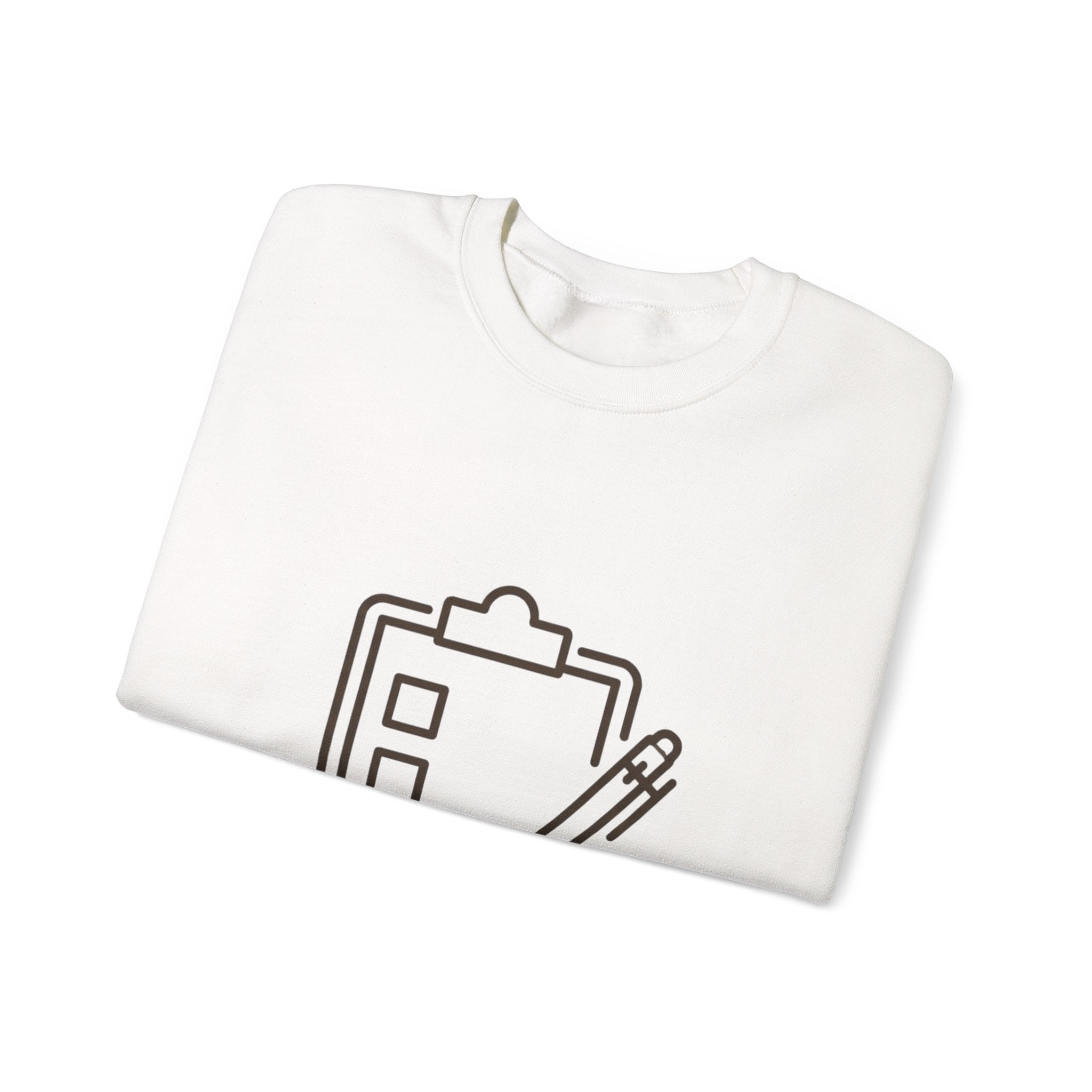 Checklist Crewneck Sweatshirt — Minimal Planner Icon Pullover