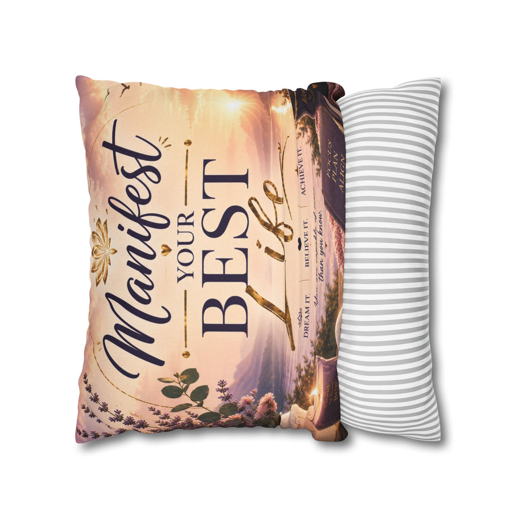 Manifest Your Best Life Decorative Pillowcase