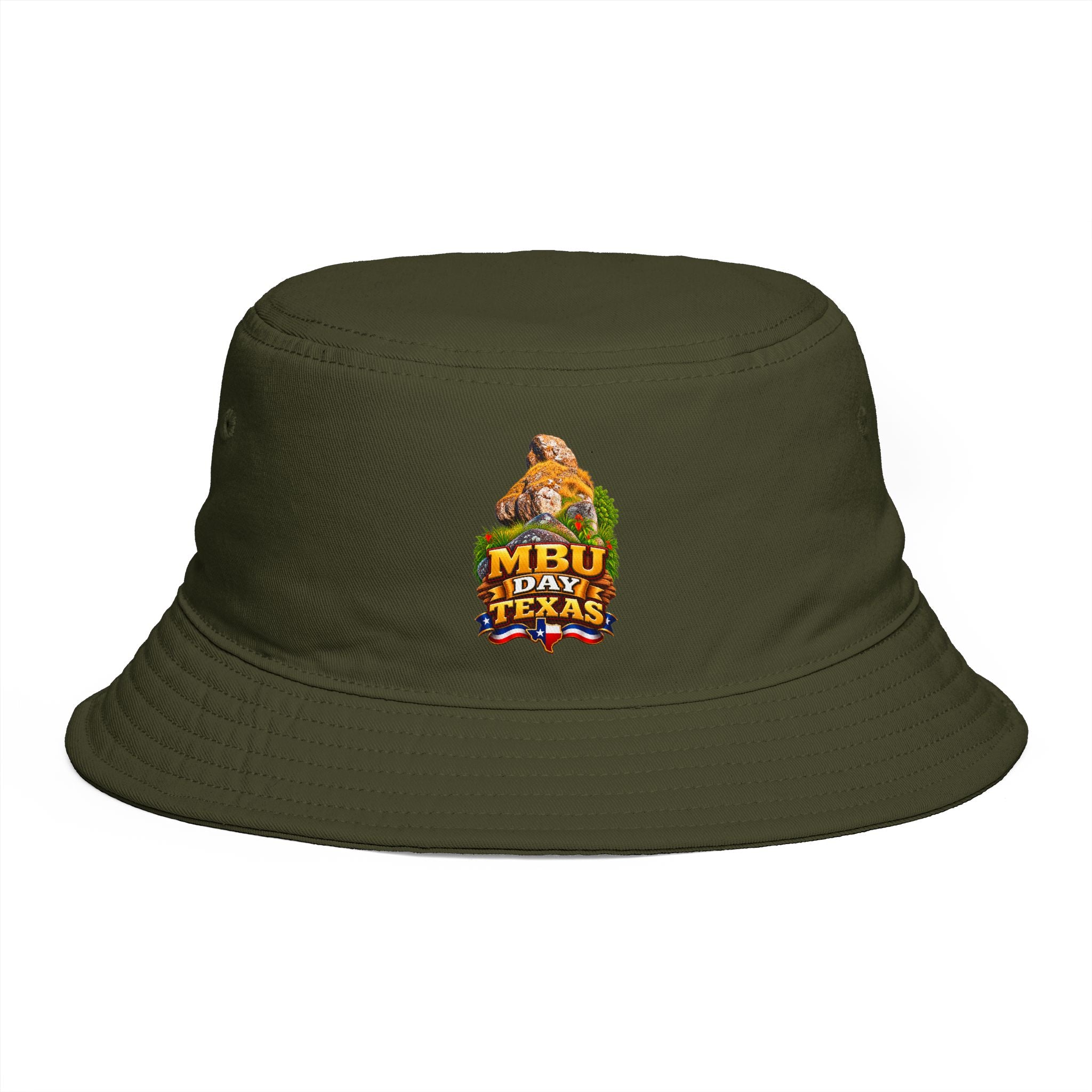 Texas BBQ Bucket Hat — 'Smokin' MBU Day' Graphic Sun Hat