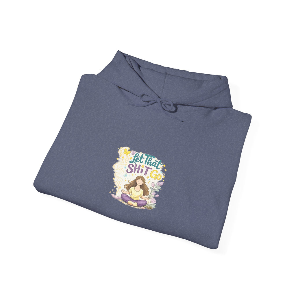 Cozy Witch Vibes Hoodie — "Not That Sh!t" Cute Witch Illustration Hoodie
