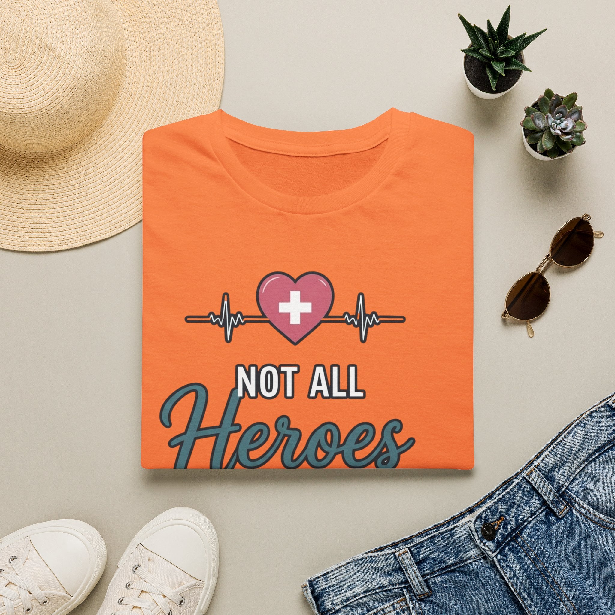 Nurse 'Not All Heroes Wear Capes' T-Shirt